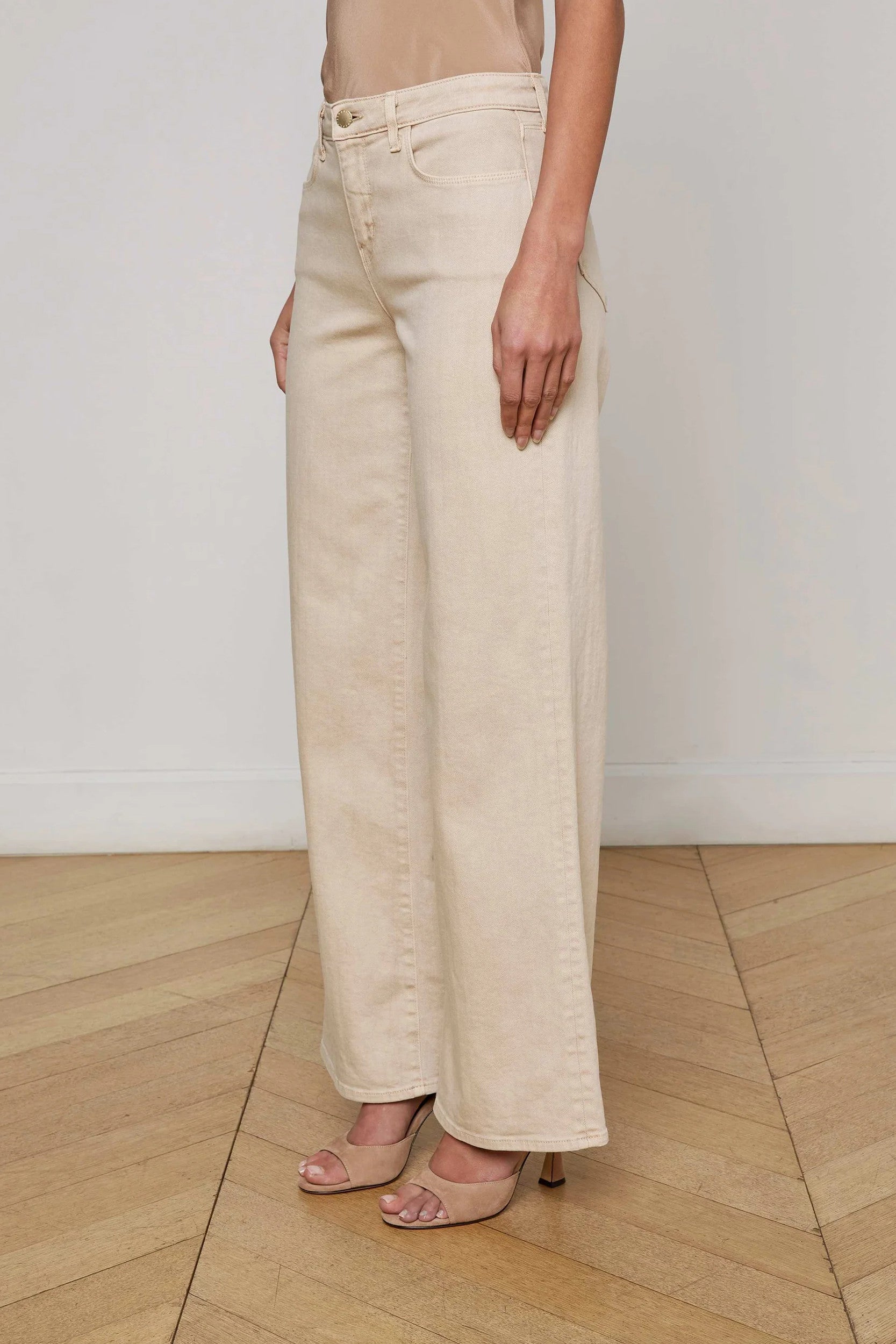 Alicent Wide Leg Pants Biscuit