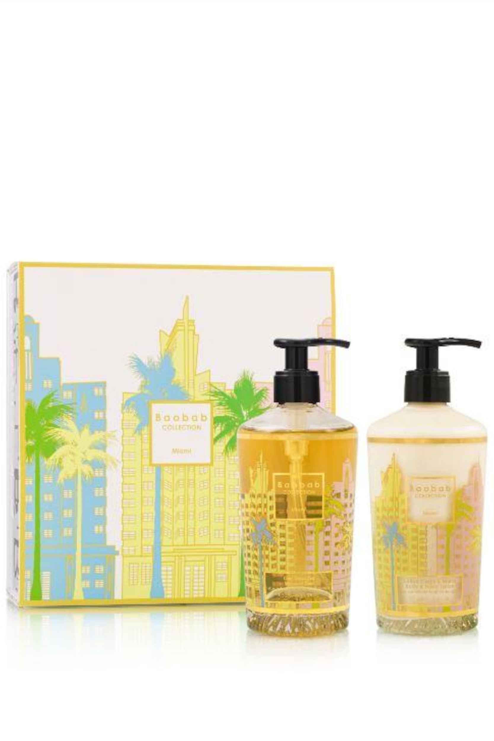 Coffret cadeau Miami Lotion Gel Lavant mains Multico