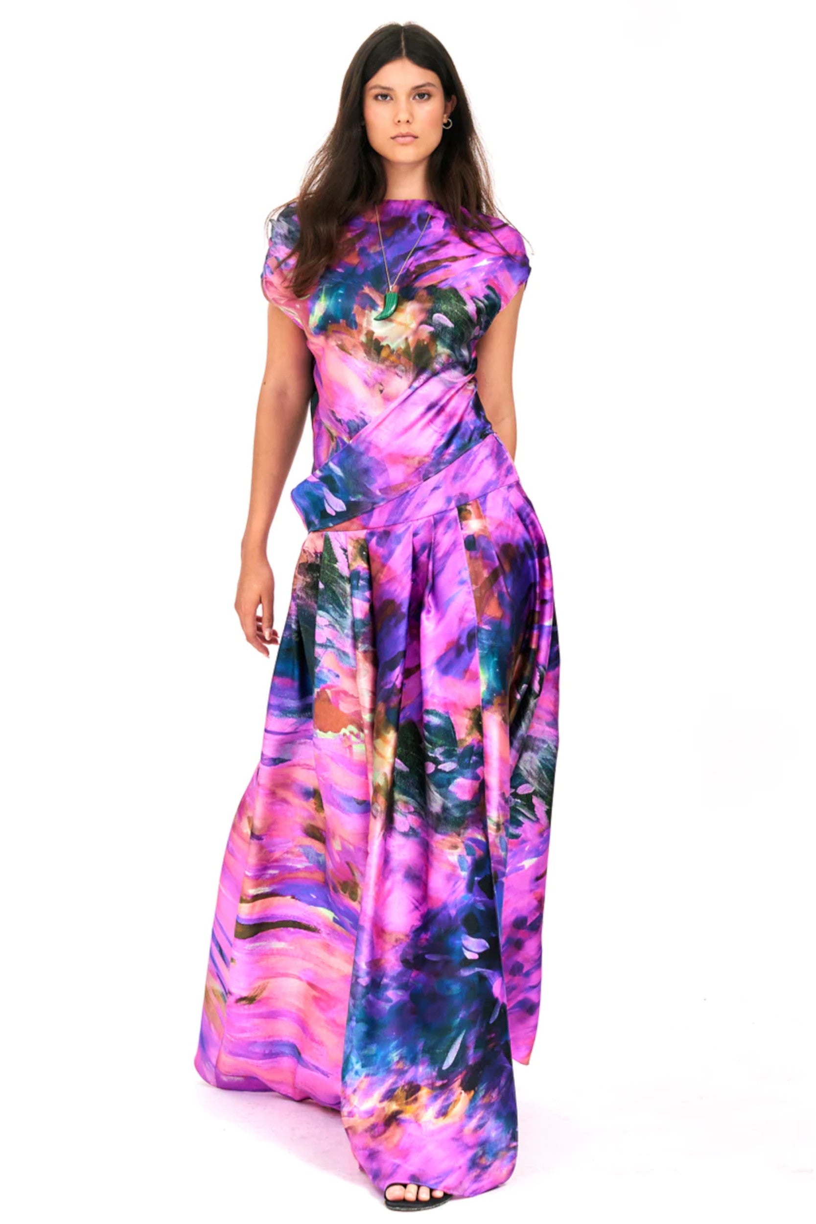 Anoushka Top Twill Painting Print