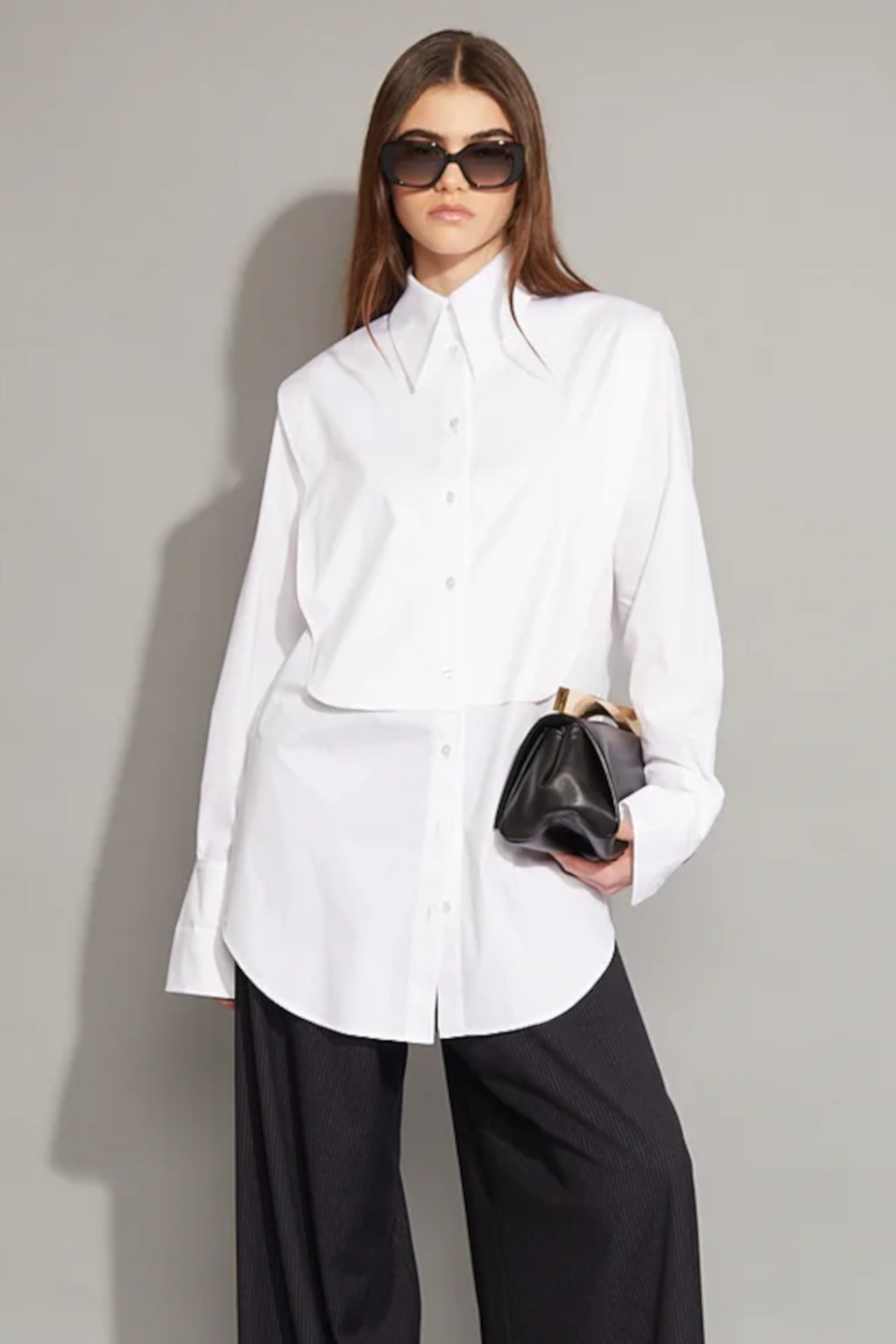 Chemise Owen popeline blanche