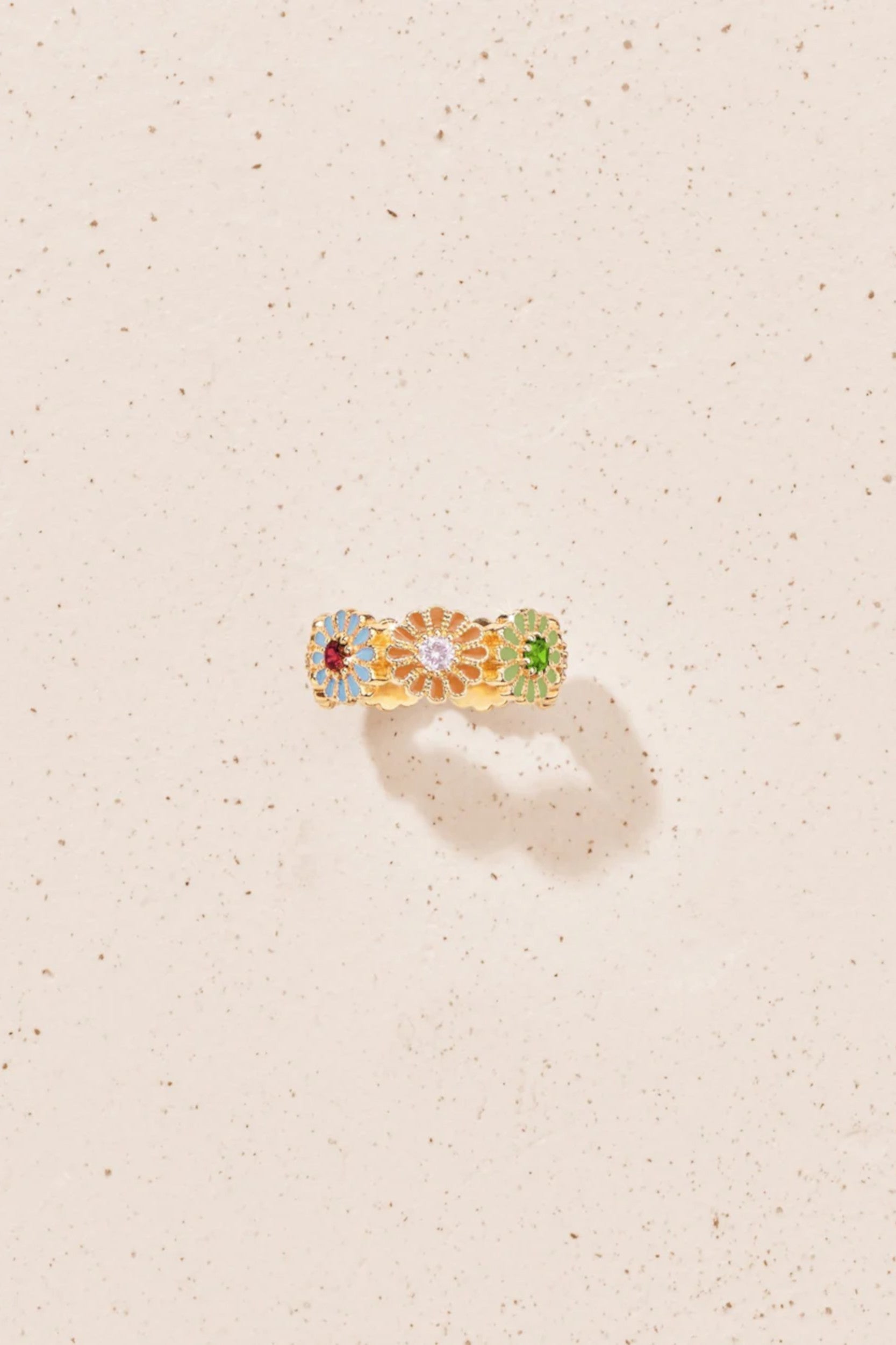 Sai 84 Ring Grenat Citrine Quartz Pink