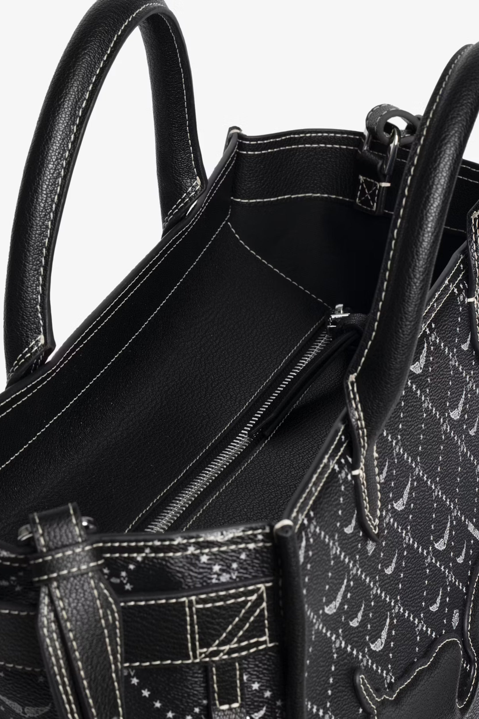 Angel Tote Monogram Bag Black
