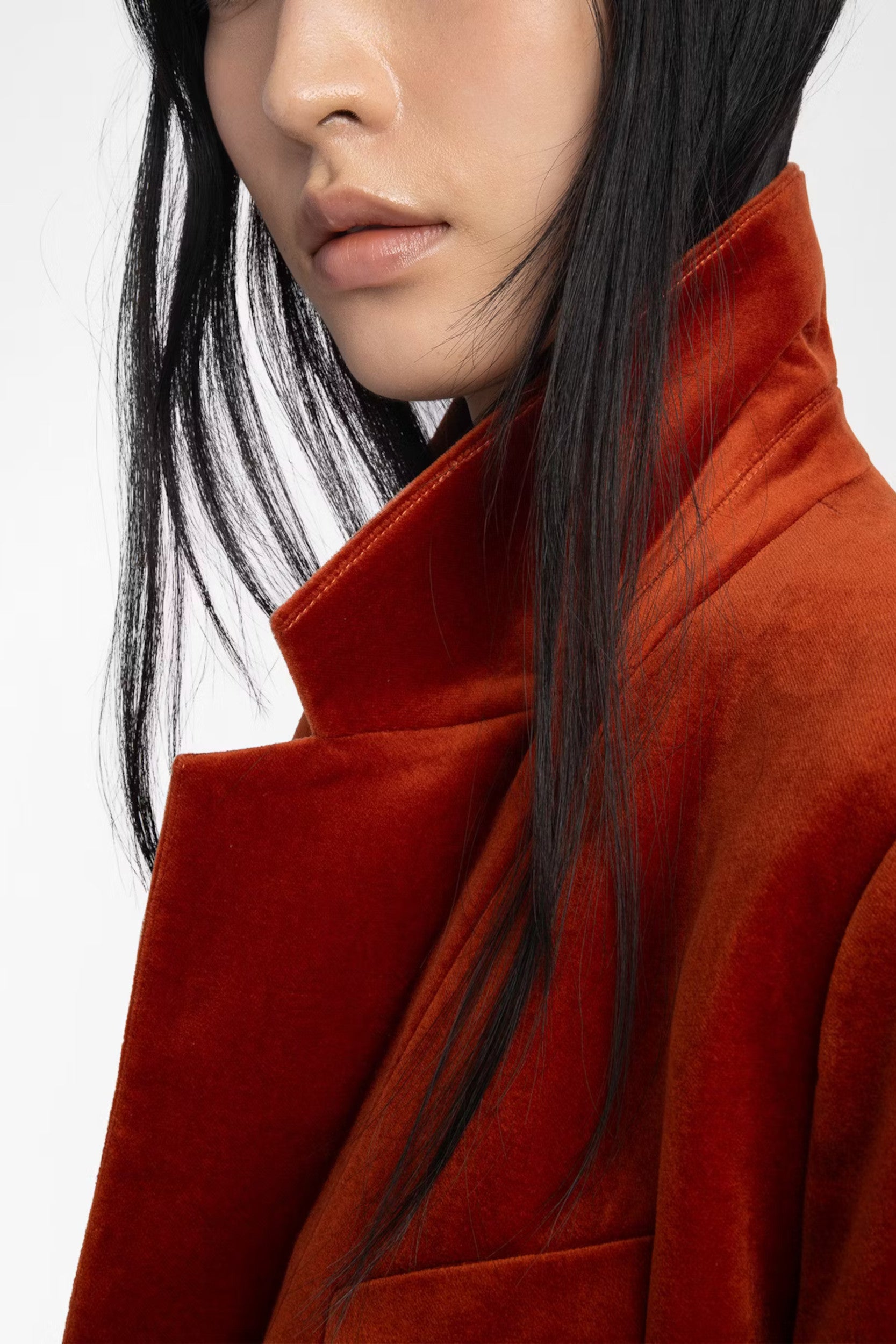 Vaska Velvet Blazer Burn