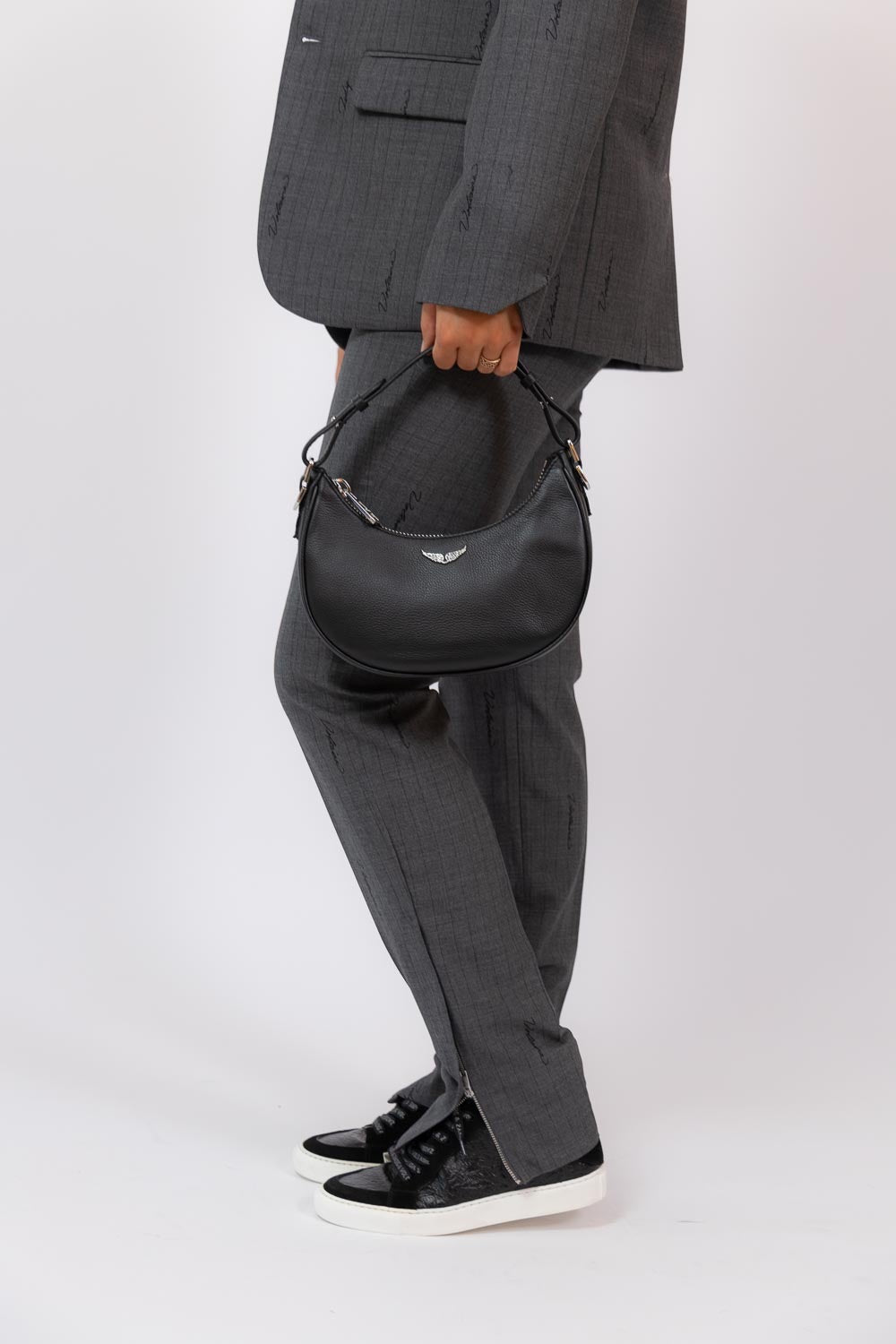 Prune Zip Zadig Stripe Pants Anthracite