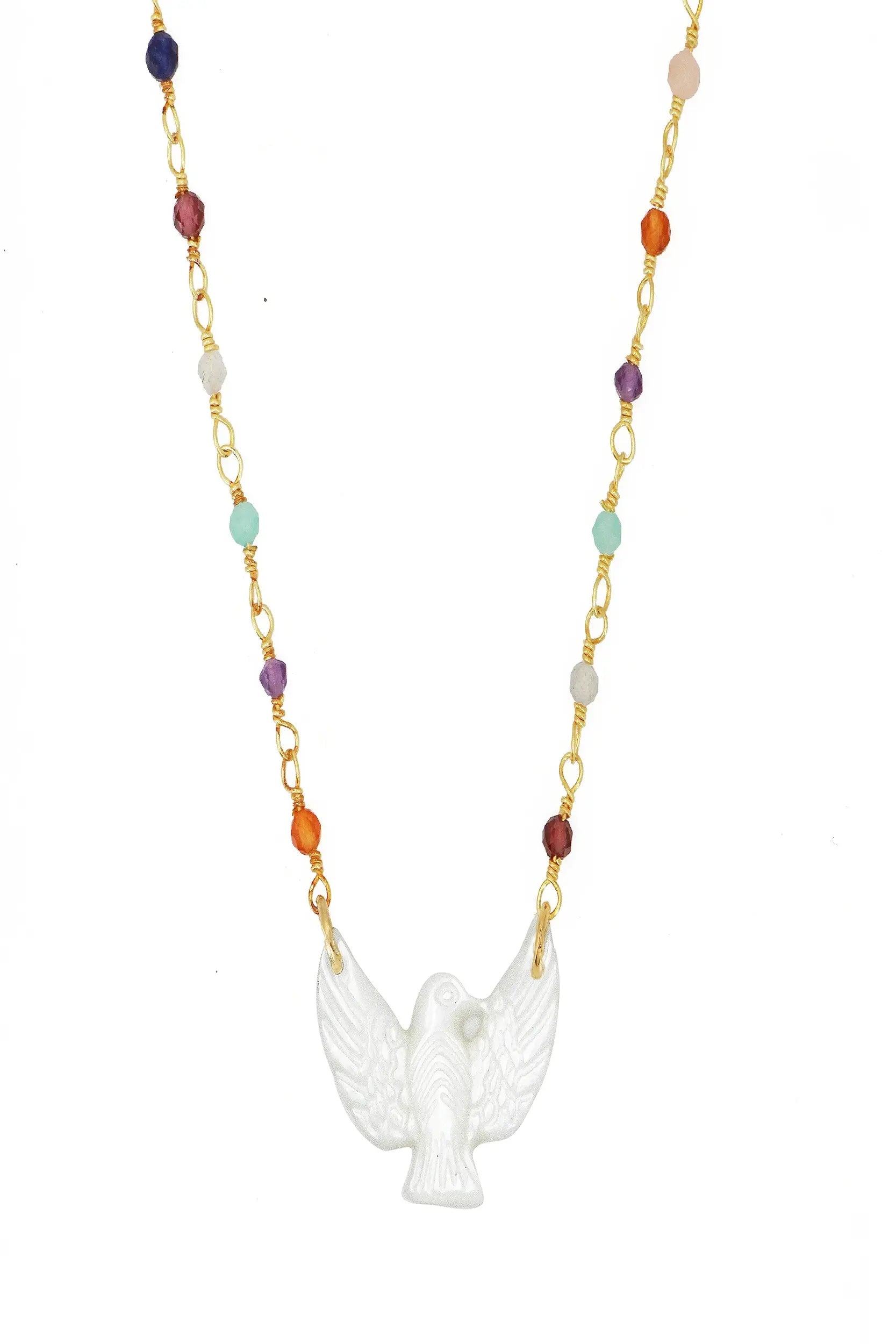 Colomba Necklace Multi Stones