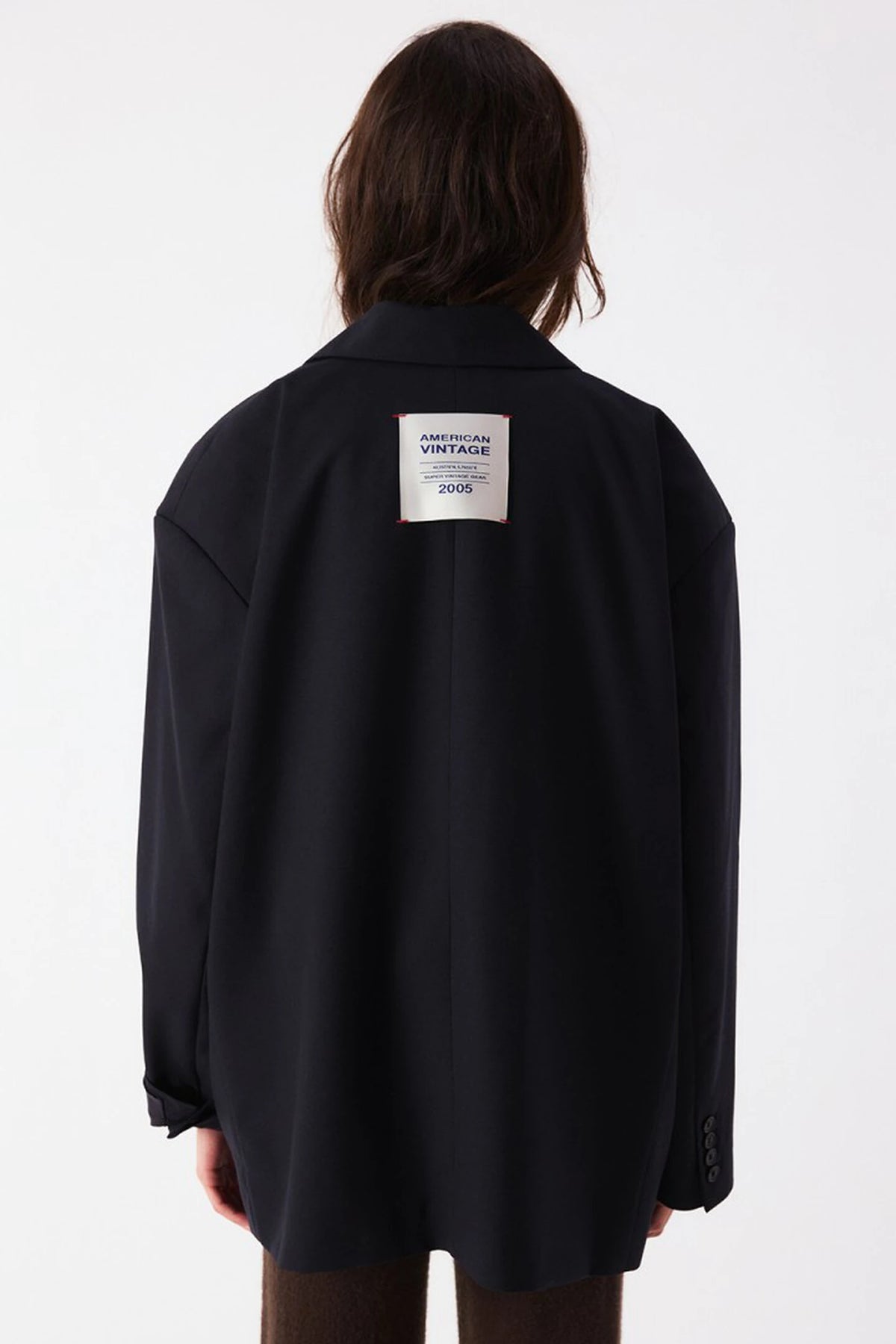 Aya15ch26 Blazer Bleu marine American Vintage, vue 11