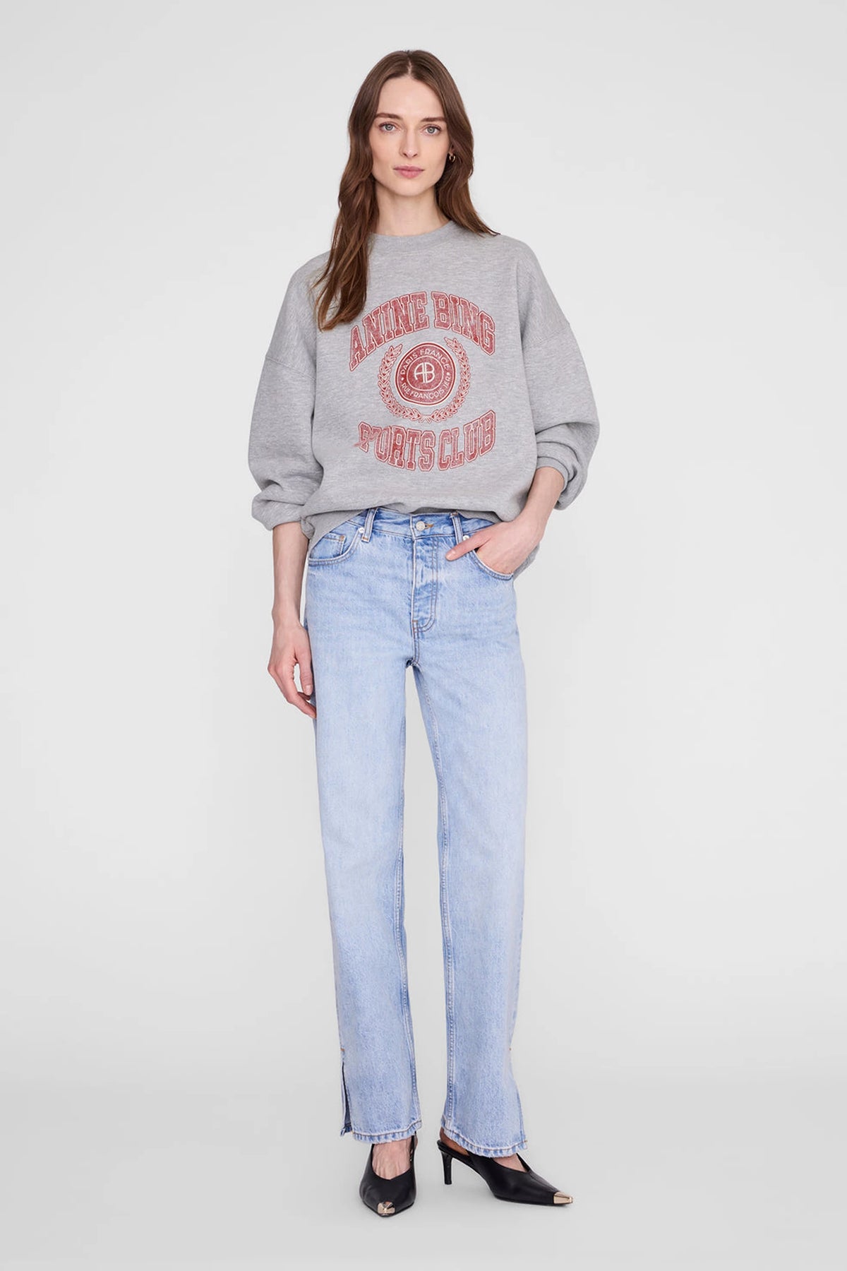 Miles Sweat Gris Anine Bing, vue 1