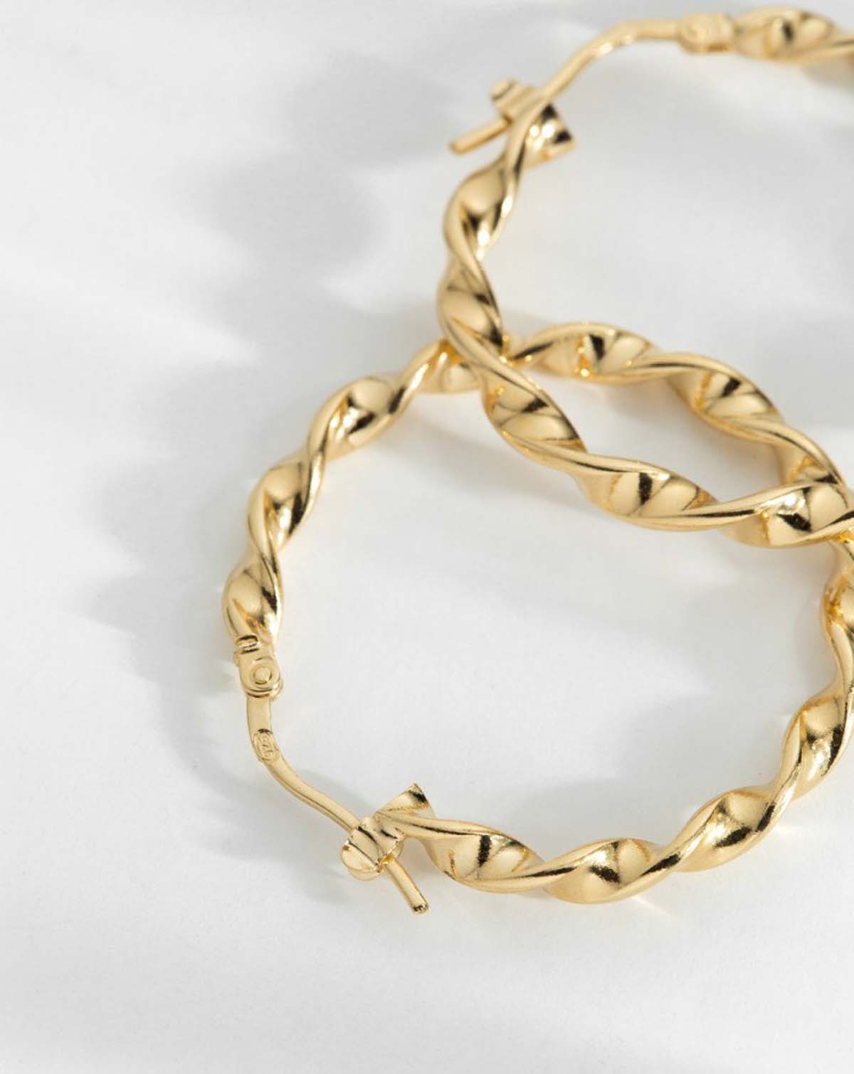 Boucles d'oreilles Esmeralda Grandes Créoles