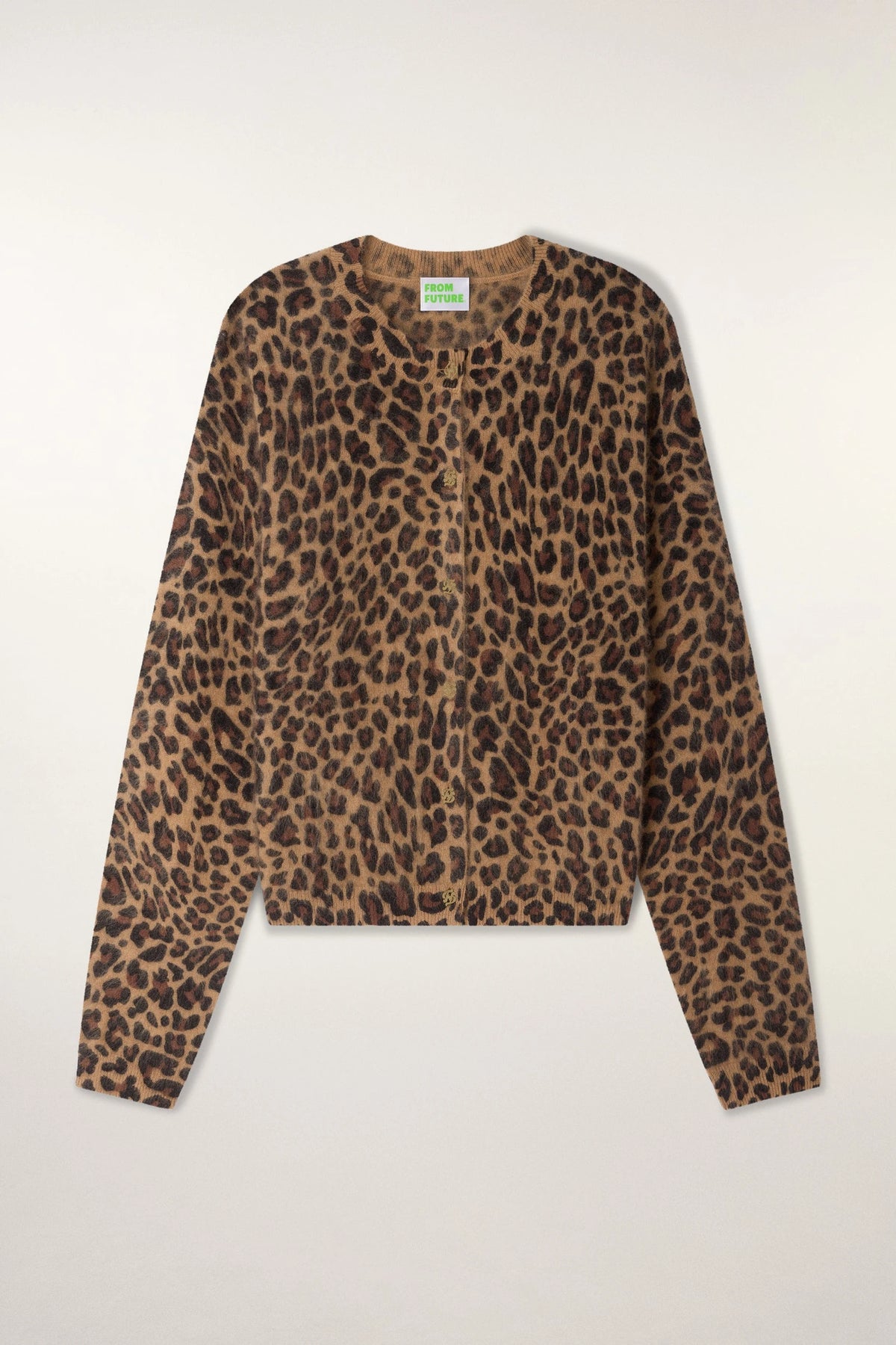 2601WPC03989 Pull cardigan Leopard From Future, vue 6
