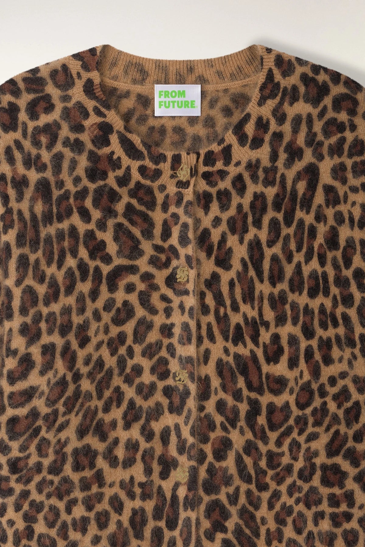 2601WPC03989 Pull cardigan Leopard From Future, vue 7