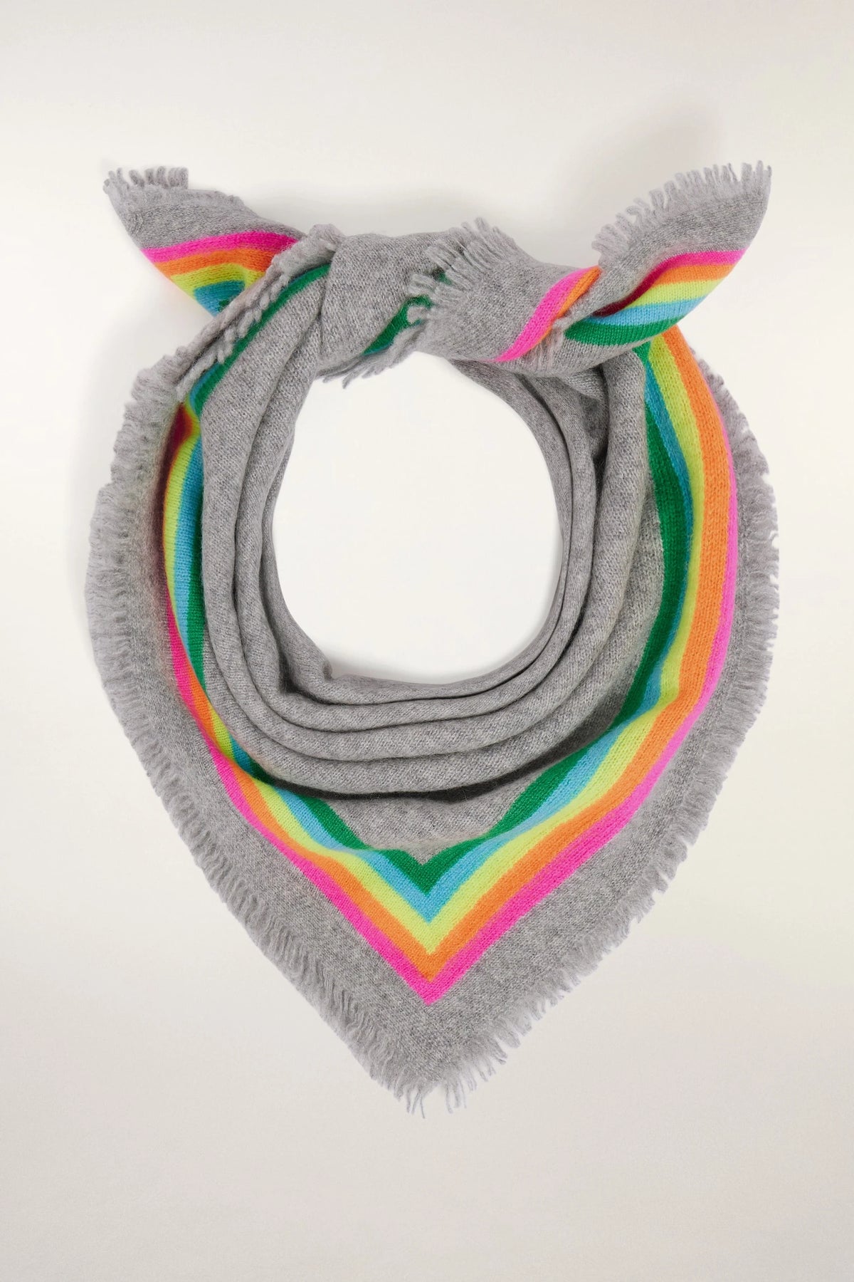 PERMAFO02785 Foulard Gris chine fonce f From Future, vue 5
