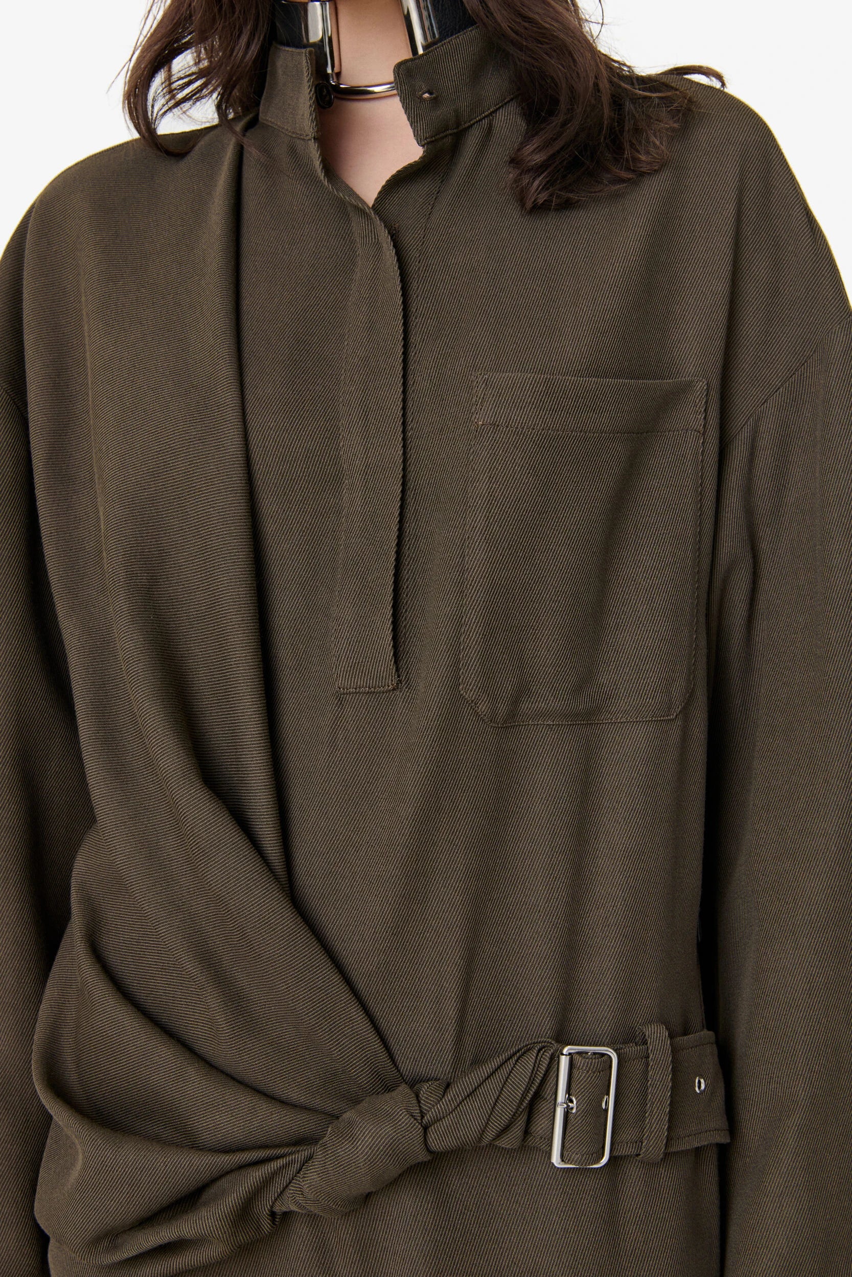 Meyna Robe Earthy Marron IRO, vue 4