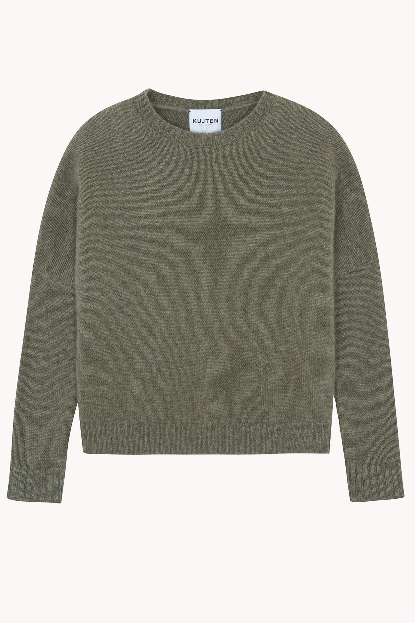 Amelie Pull Kaki Chiné Kujten, vue 1