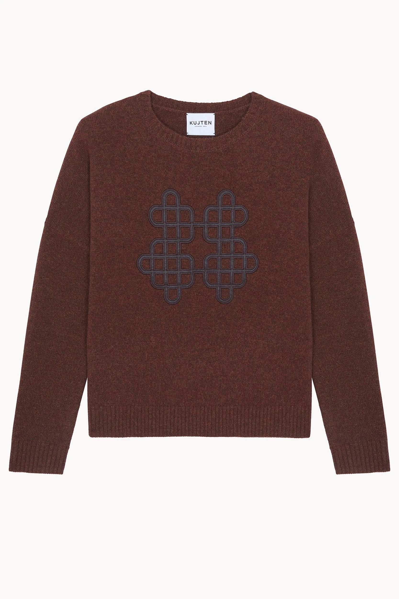 Amelie Pull Marron Pécan Kujten, vue 5