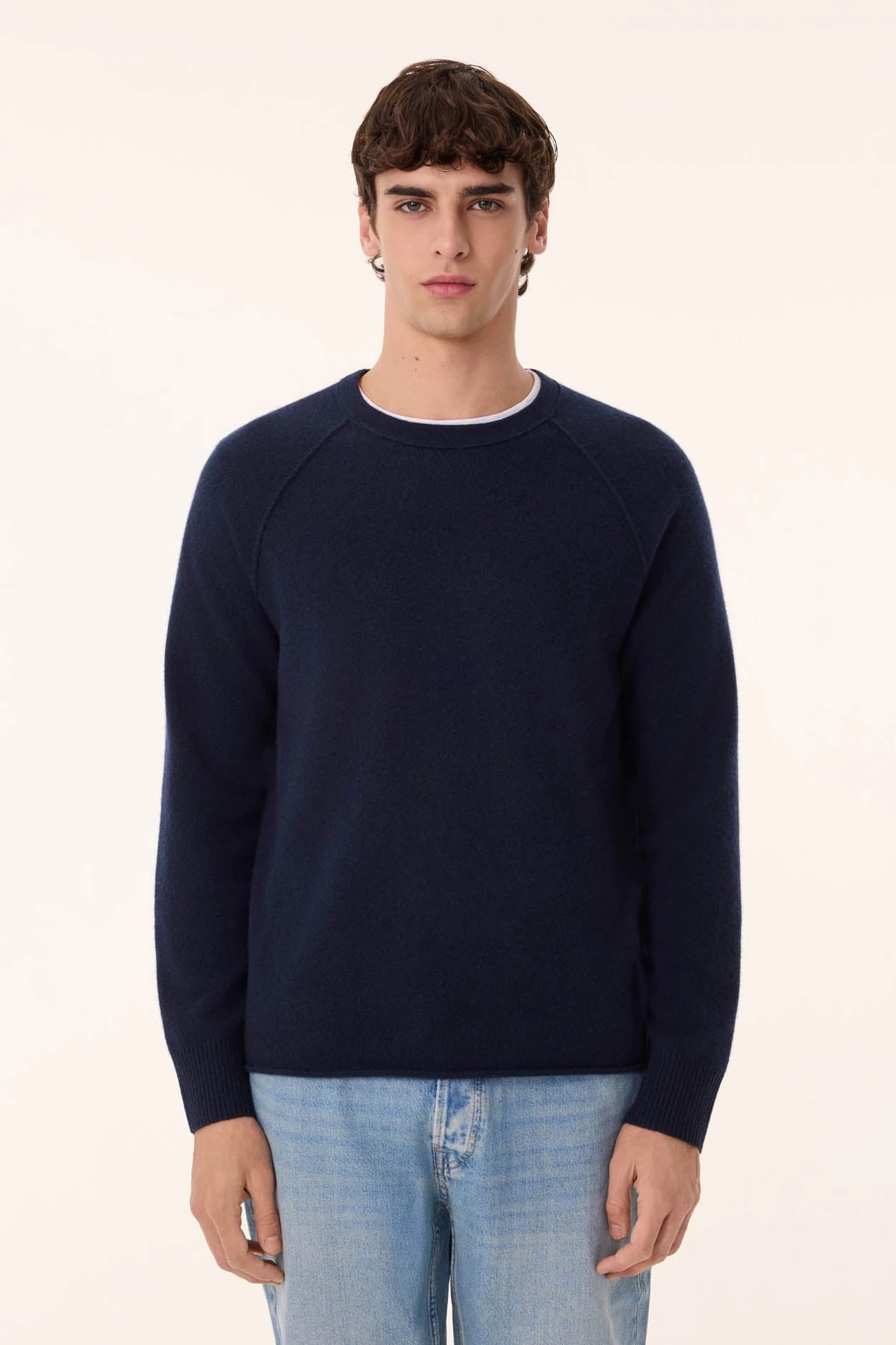 Balthazar Pull Bleu marine foncé Kujten, vue 2
