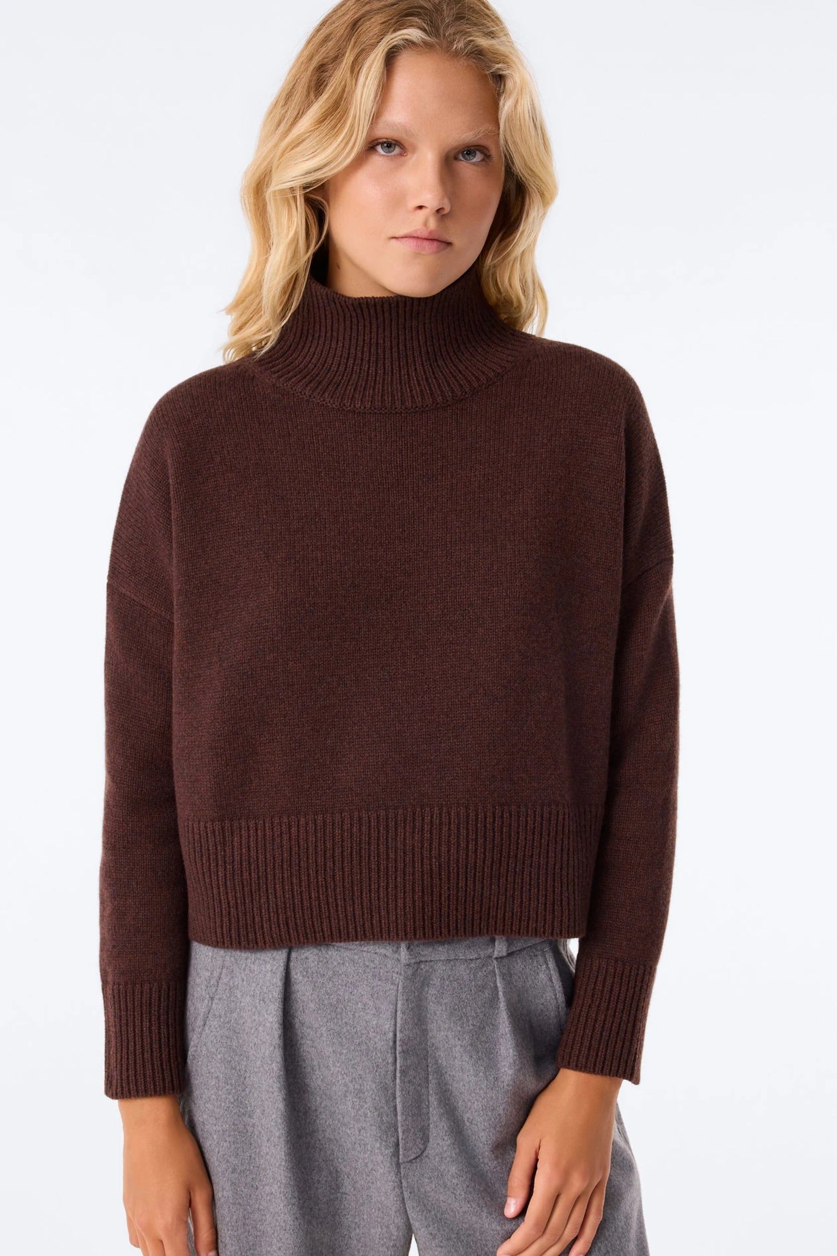 Ulla Crop Pull Expresso Kujten, vue 2