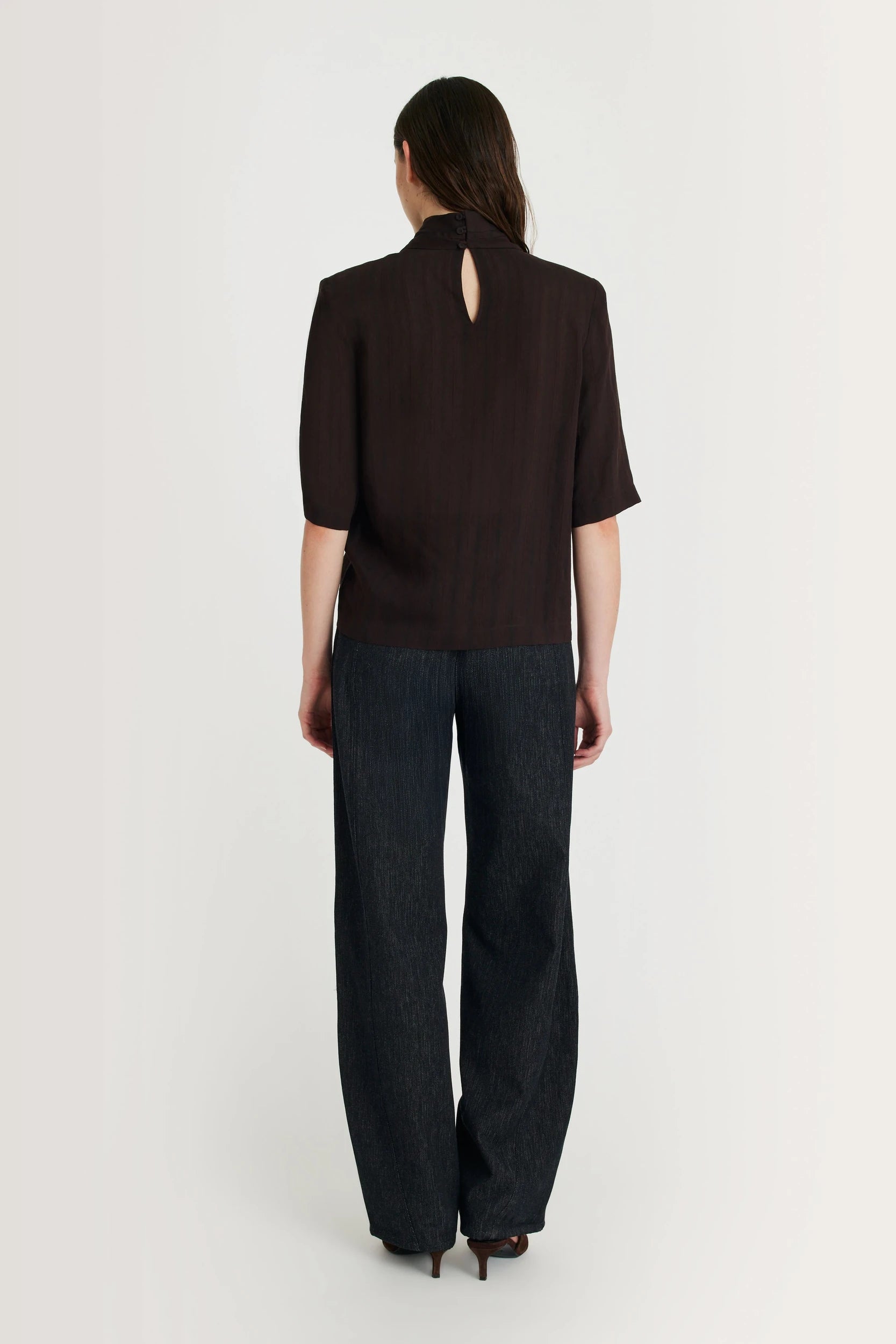 Moro Chemise Marron à rayures Margaux Lonnberg, vue 3