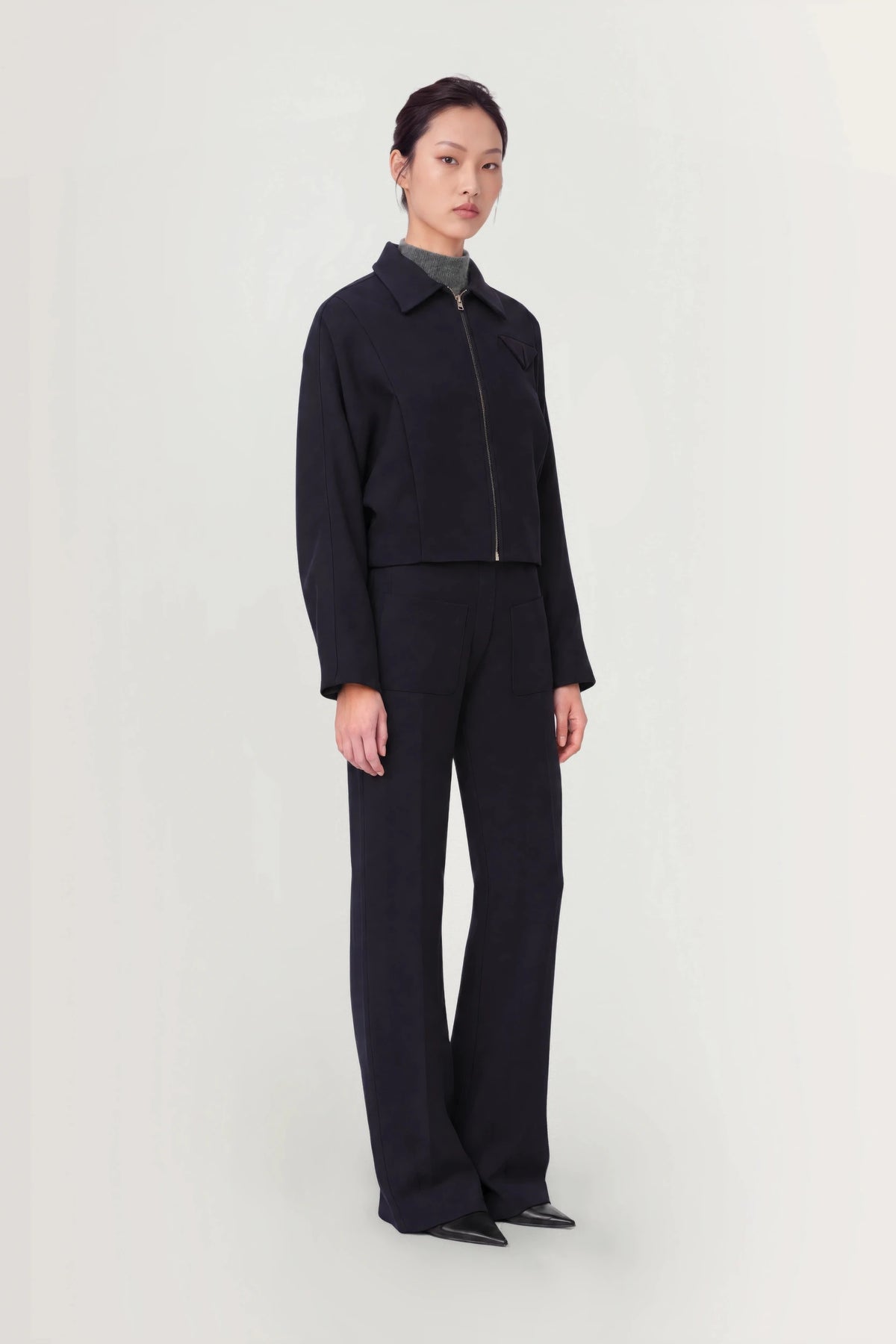 Saul Veste Bleu marine Margaux Lonnberg, vue 3