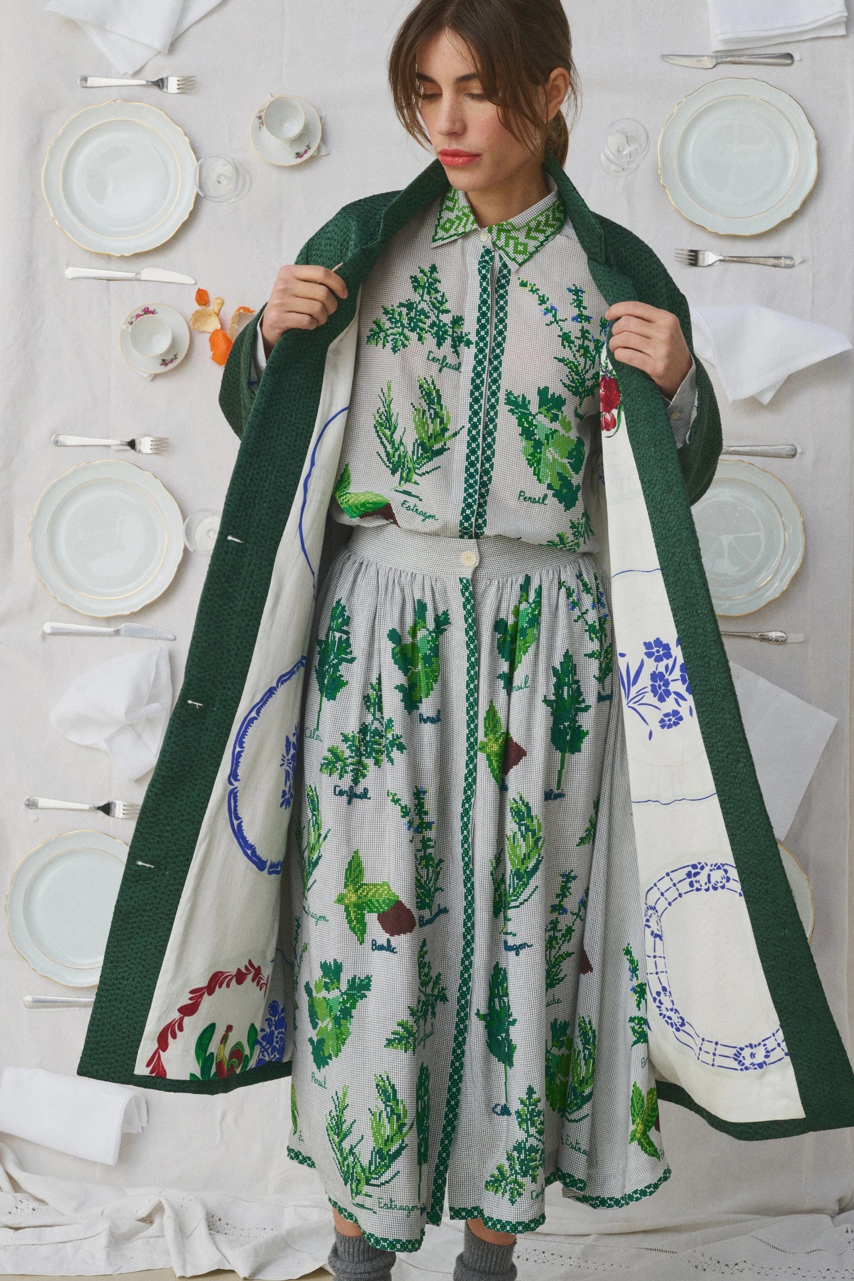 Doniv Manteau Vert Bouteille Mii Green Bottle, vue 3