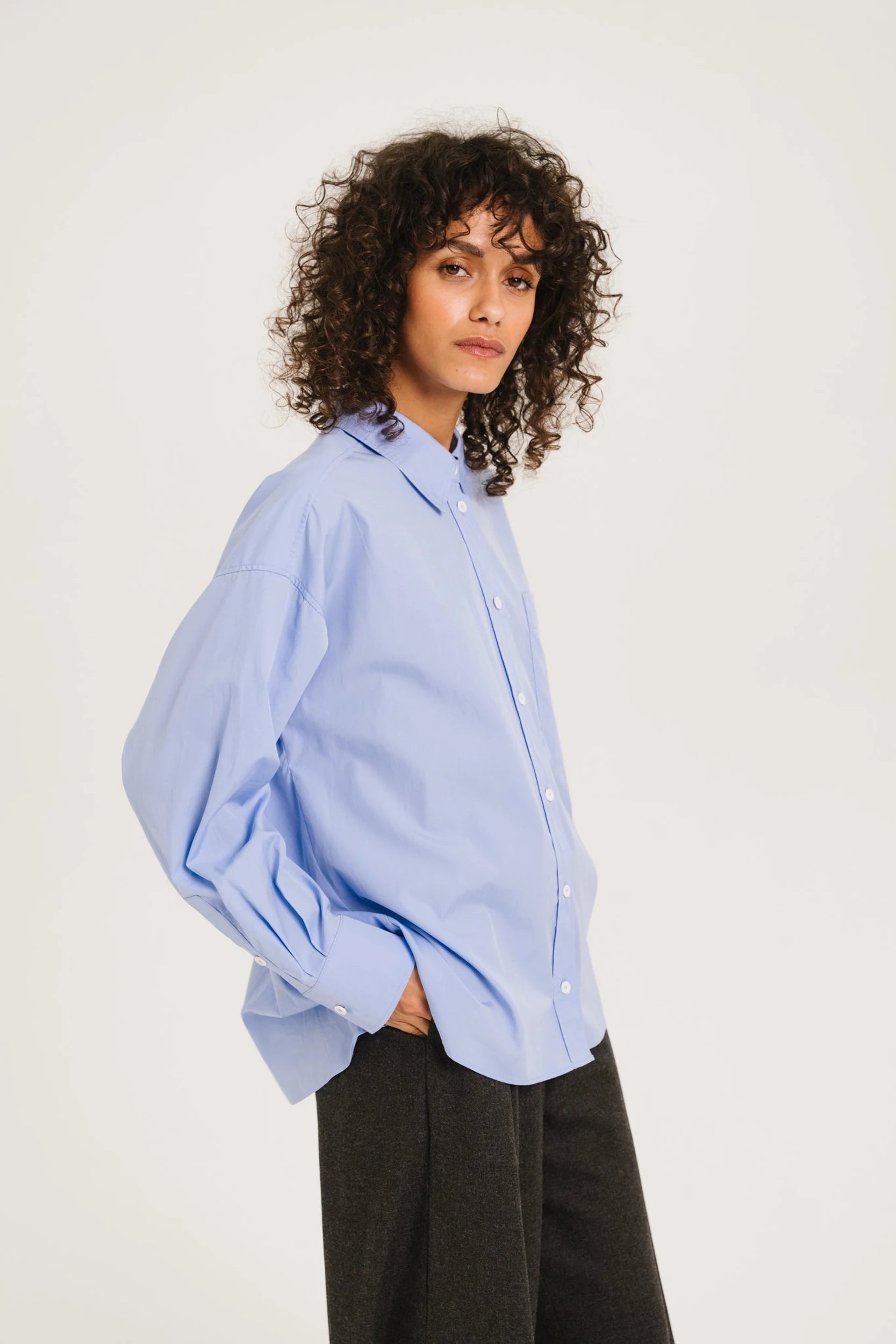 Lalie Ciel Chemise Bleu Sacrécoeur, vue 2