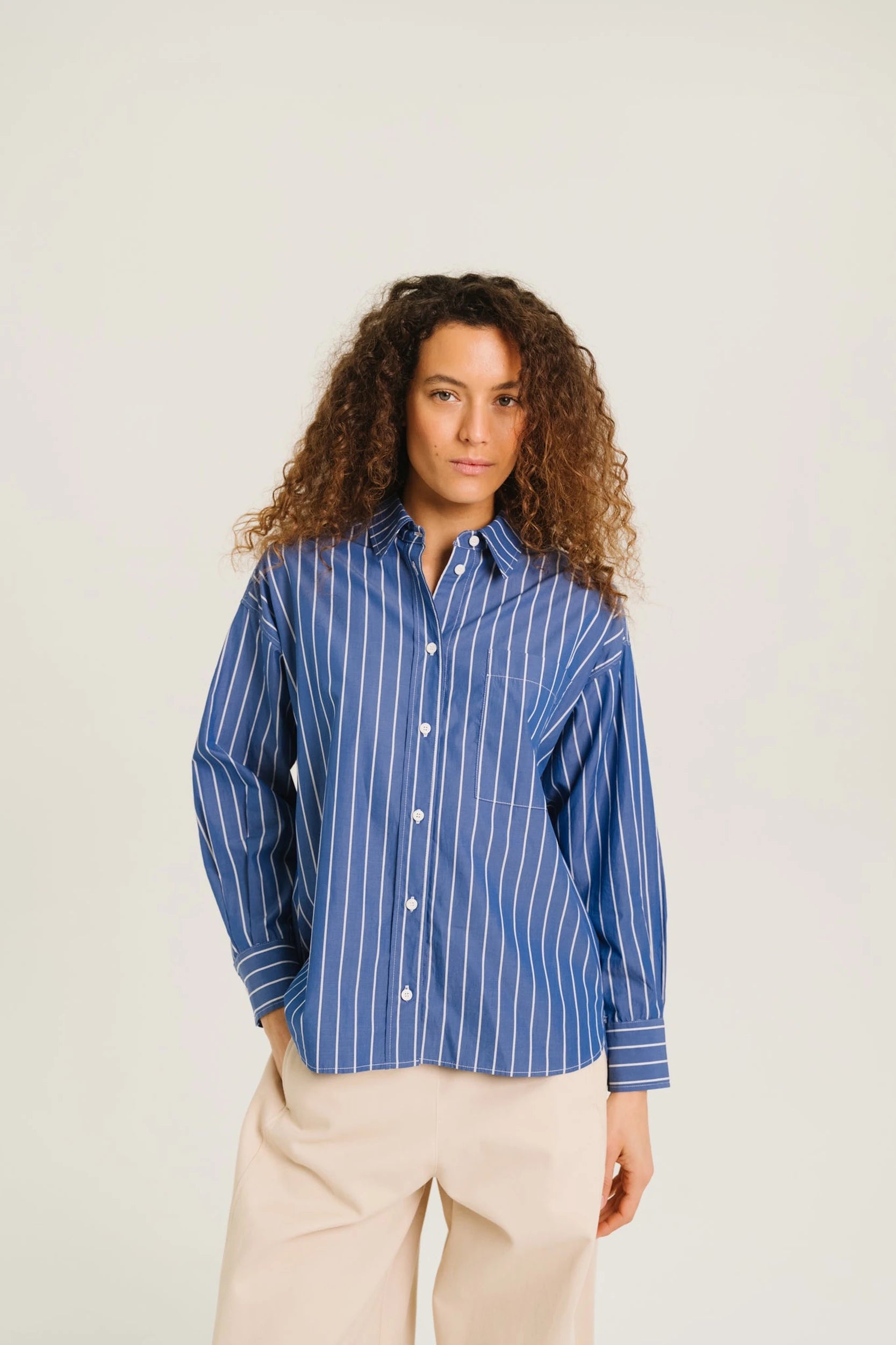 Lalie England Chemise Bleu Sacrécoeur, vue 1