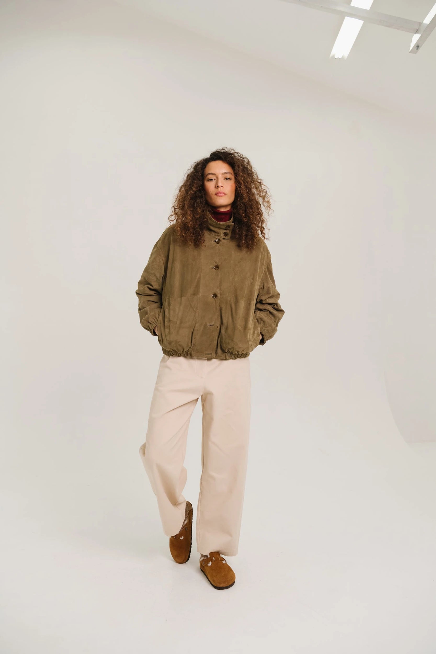 Lise Kaki Veste Vert Sacrécoeur, vue 7