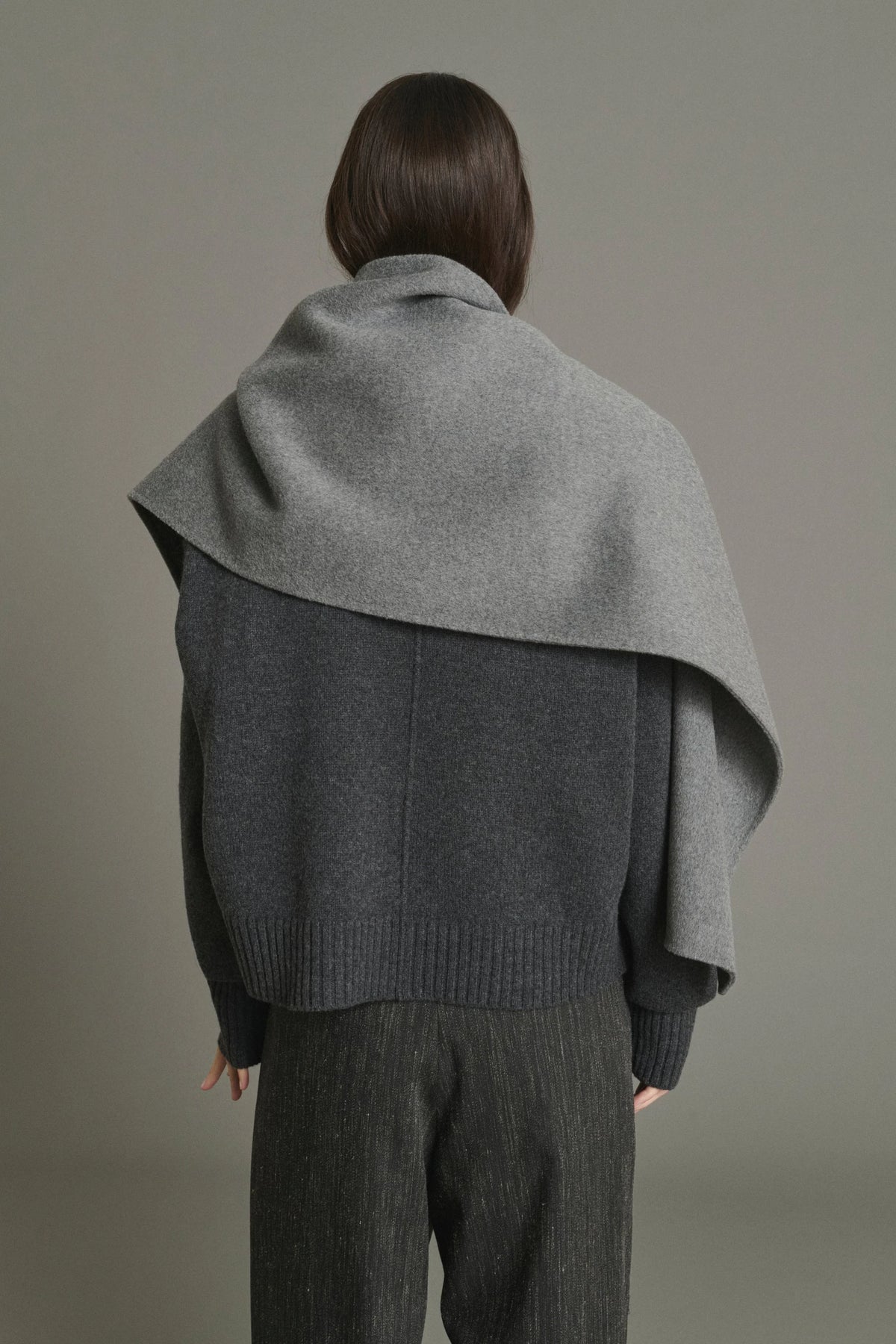 Lisette Écharpe Gris Clair Soeur, vue 4
