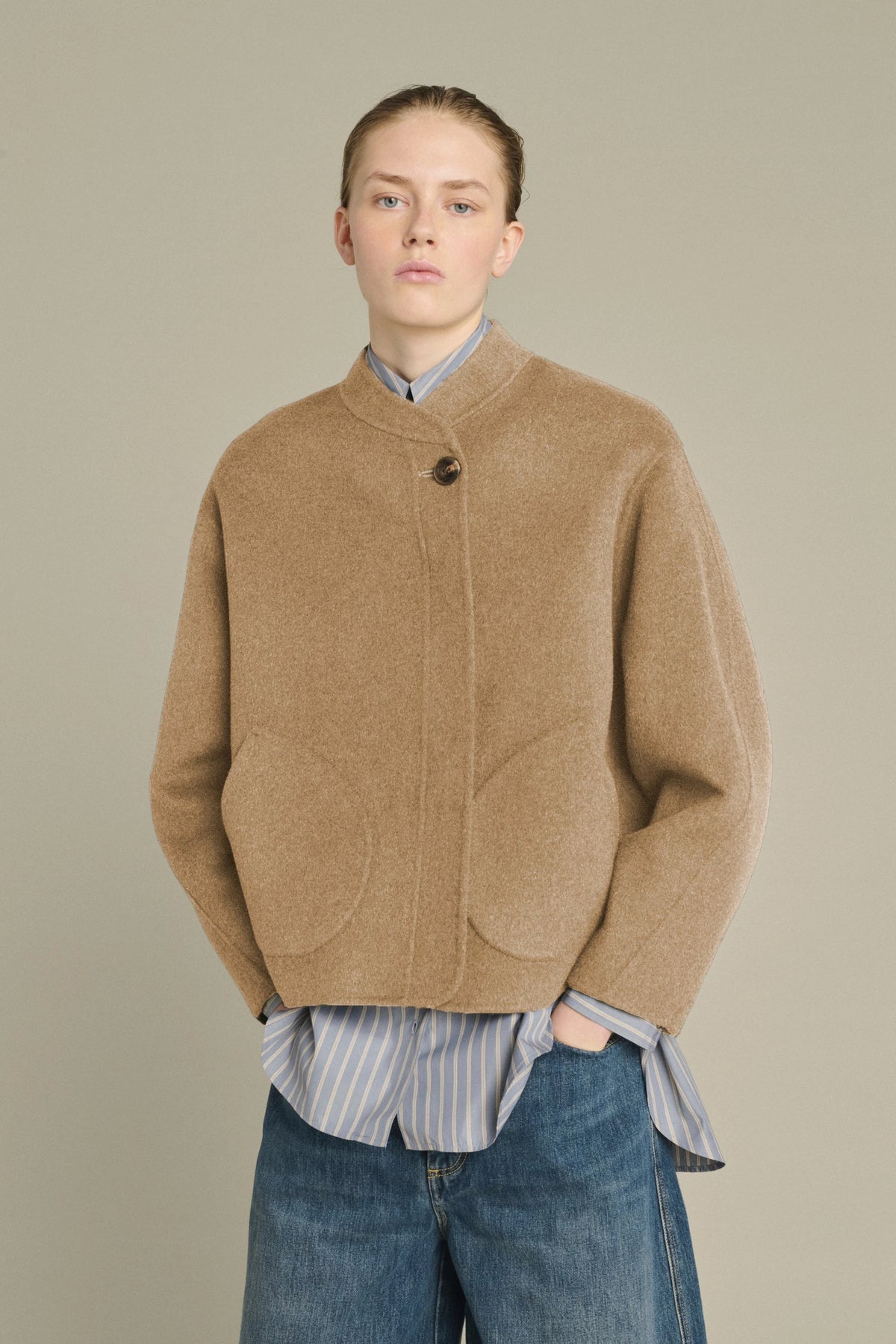 Windsor Manteau Camel chiné Soeur, vue 1