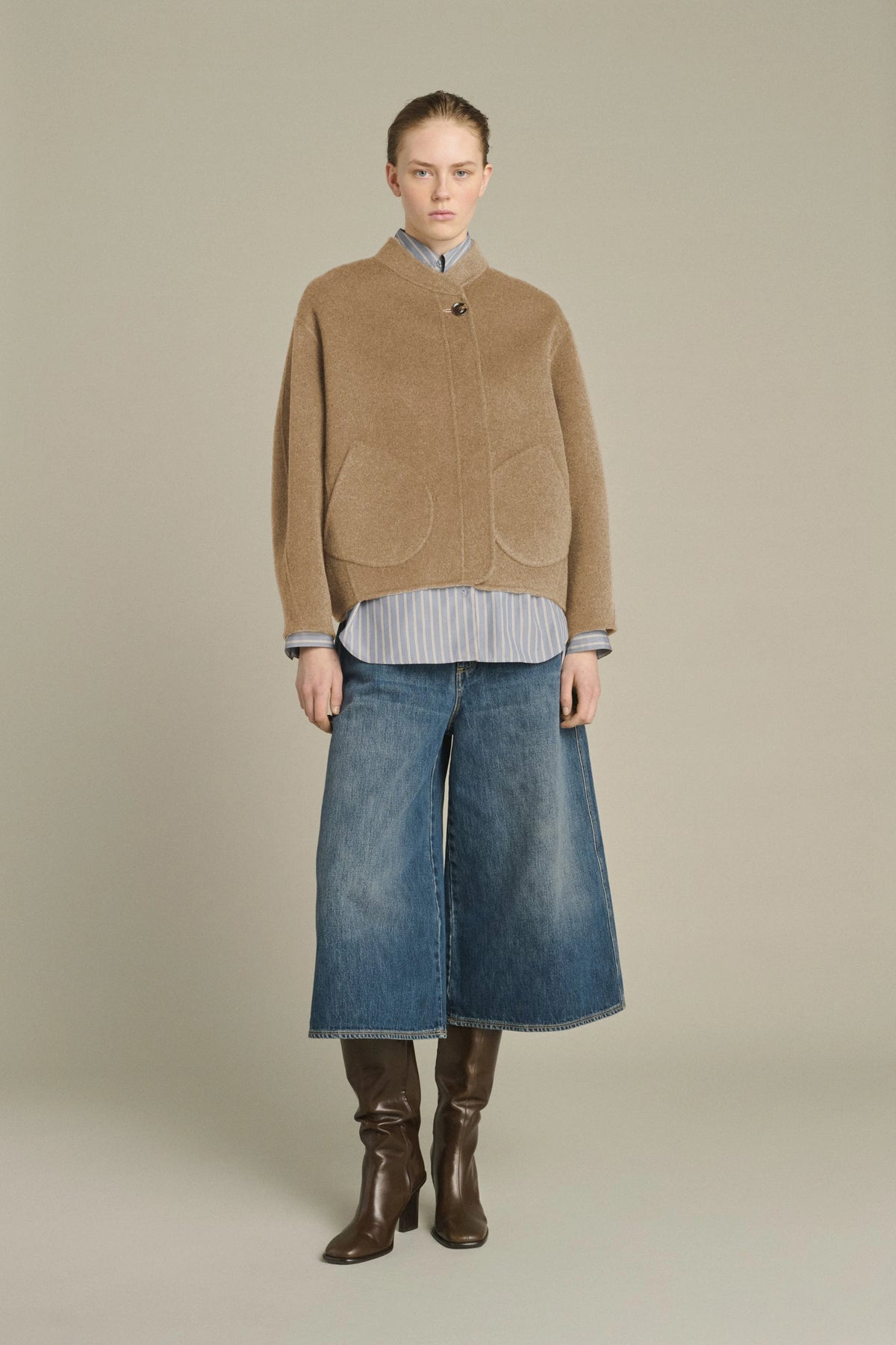 Windsor Manteau Camel chiné Soeur, vue 2
