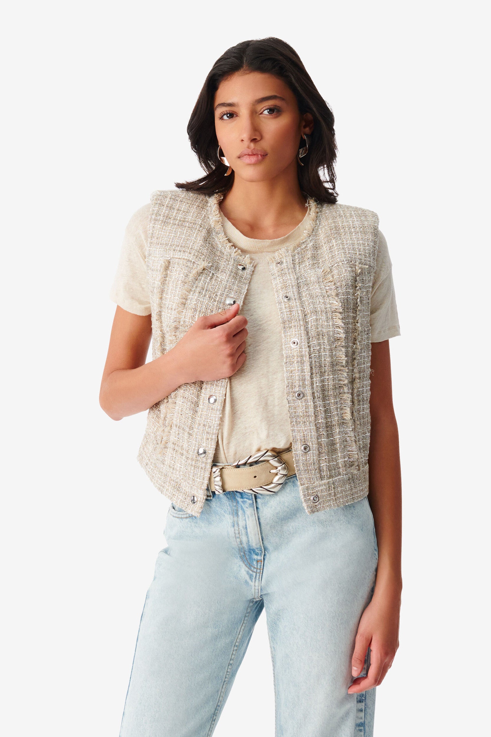 Veste Dilea Beige Mélangé