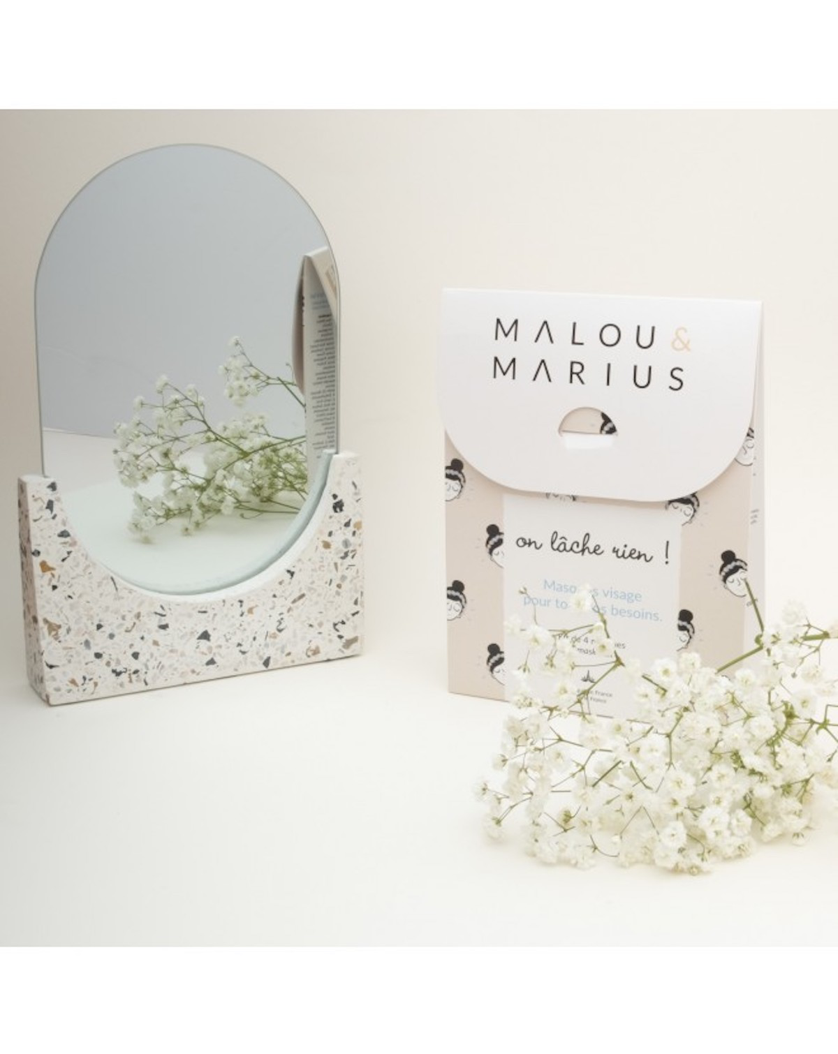 4 masques On Lâche Rien
