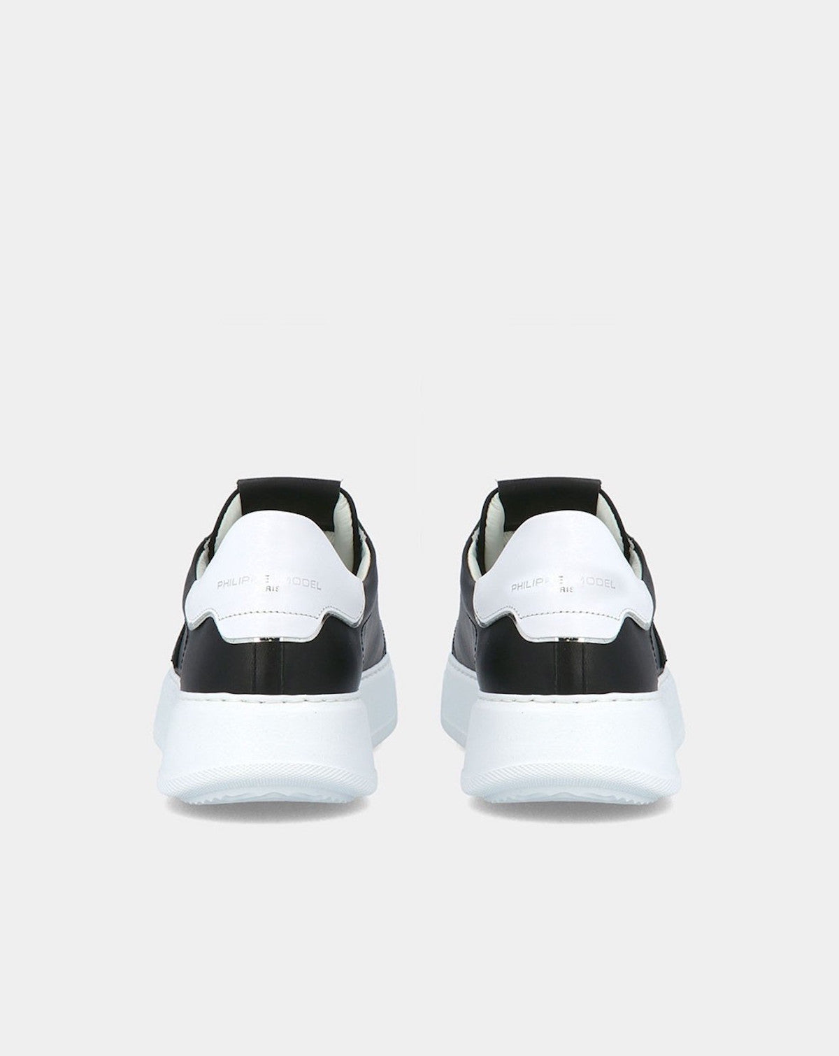V005 Temple Low Sneakers Black Calf White