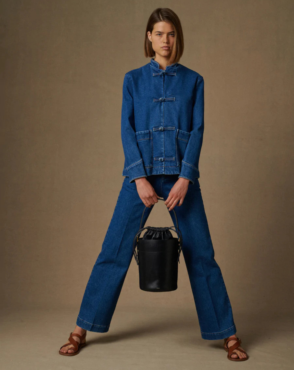 Jeans California denim bleu