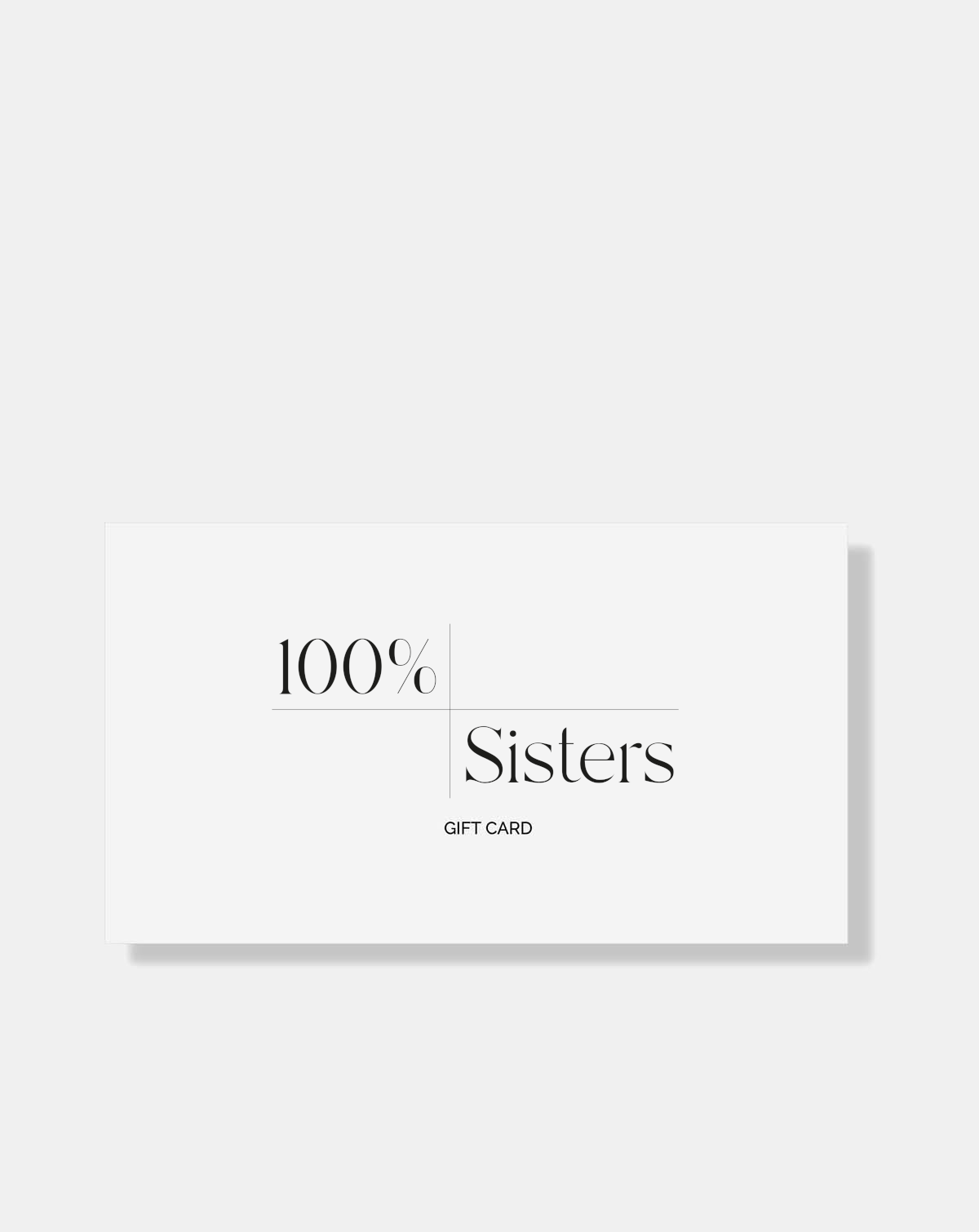 Carte Cadeau 100% Sœurs