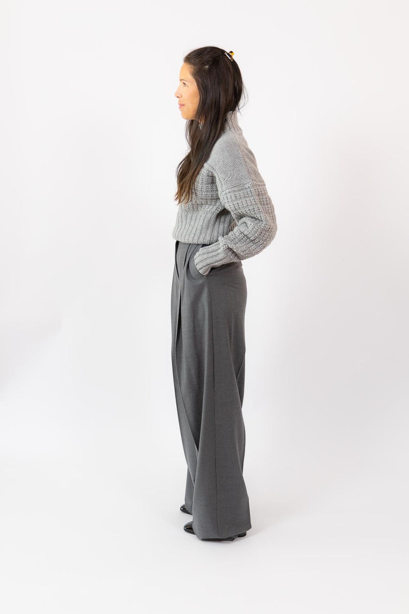 Kiens Trousers Medium Grey