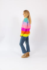 Rainbow Canggu Cardi Cardigan Pineapple Papaya Confetti Jeans Surf