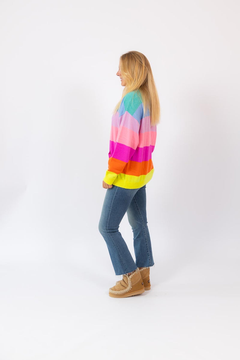 Rainbow Canggu Cardi Cardigan Pineapple Papaya Confetti Jeans Surf