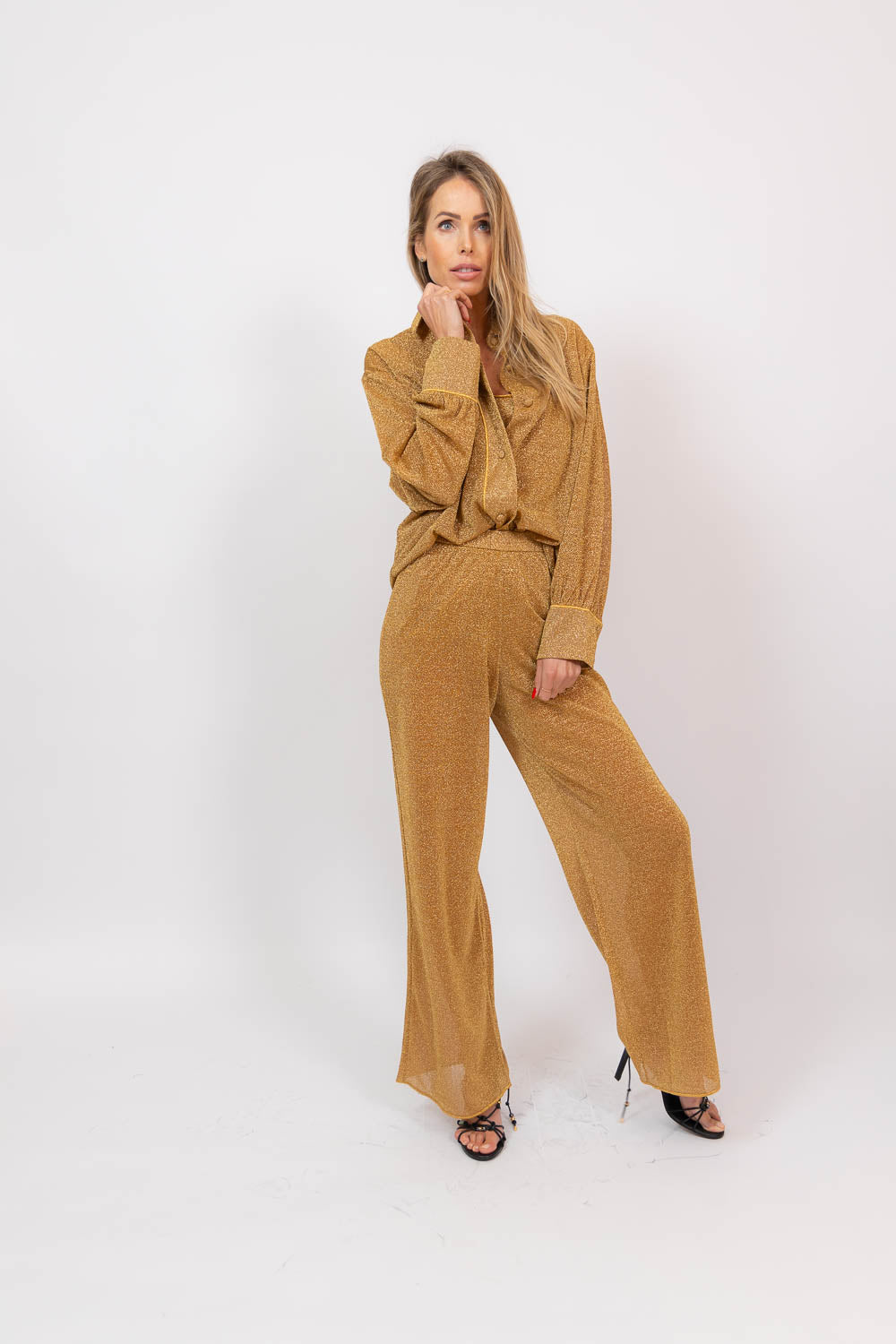 Pantalon léger caramel