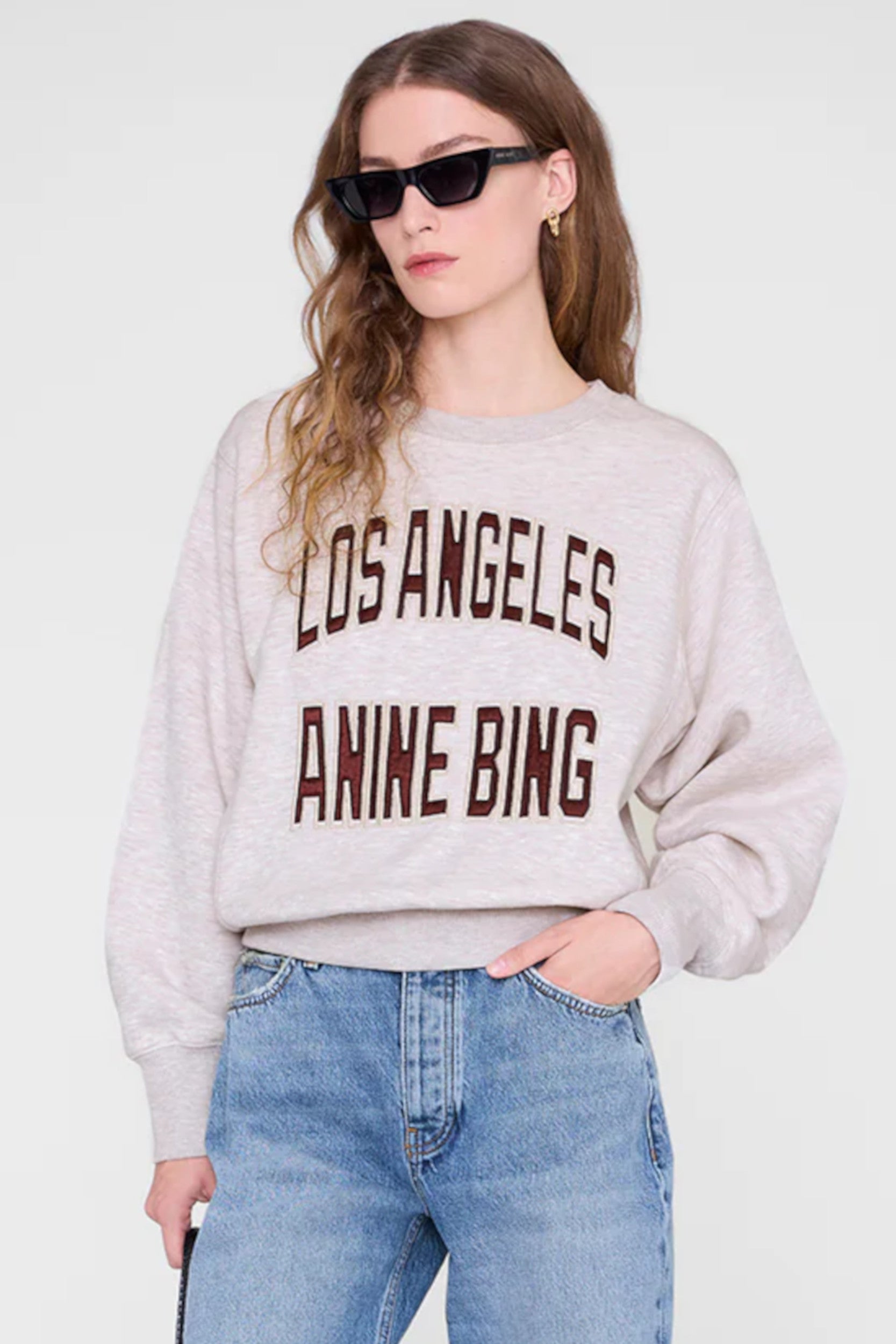 Harry Shrunken Sweater Oatmeal Melange