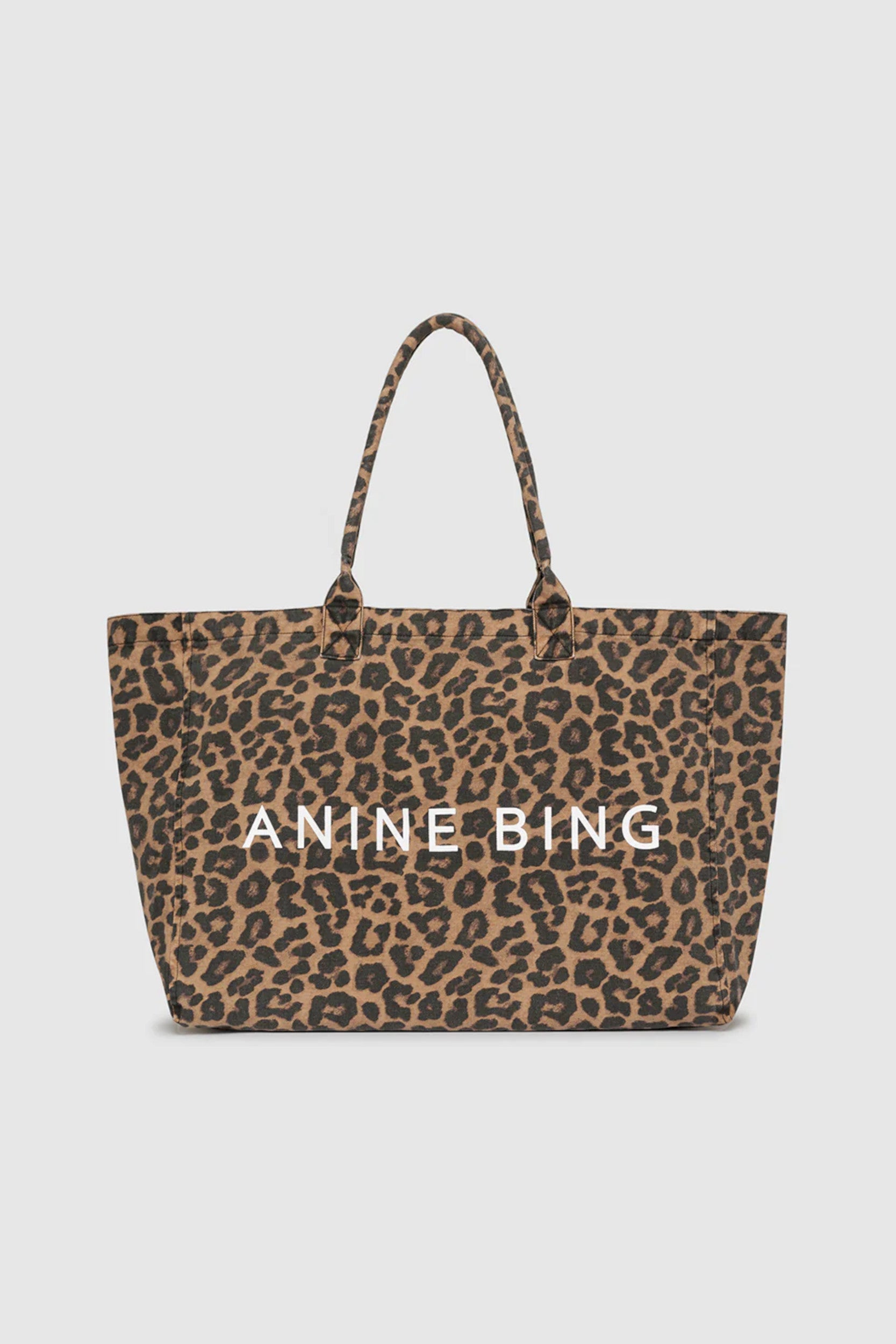 Leo Canvas Tote Bag Leopard
