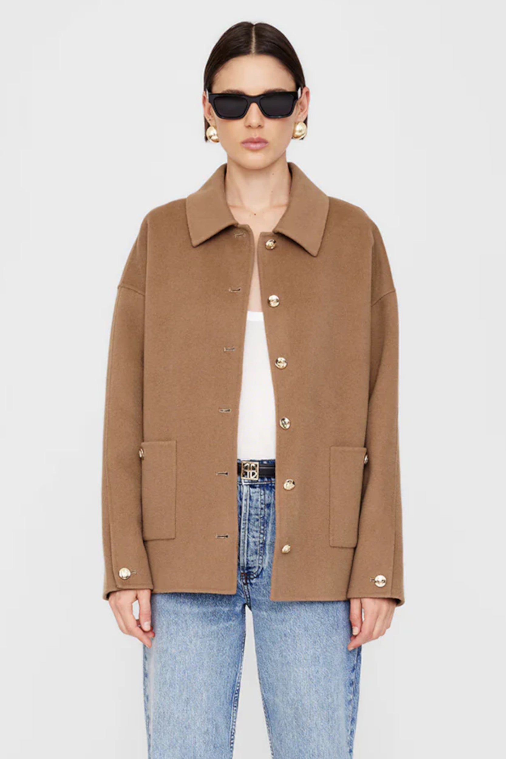 Luca Jacket Camel Cashmere Blend