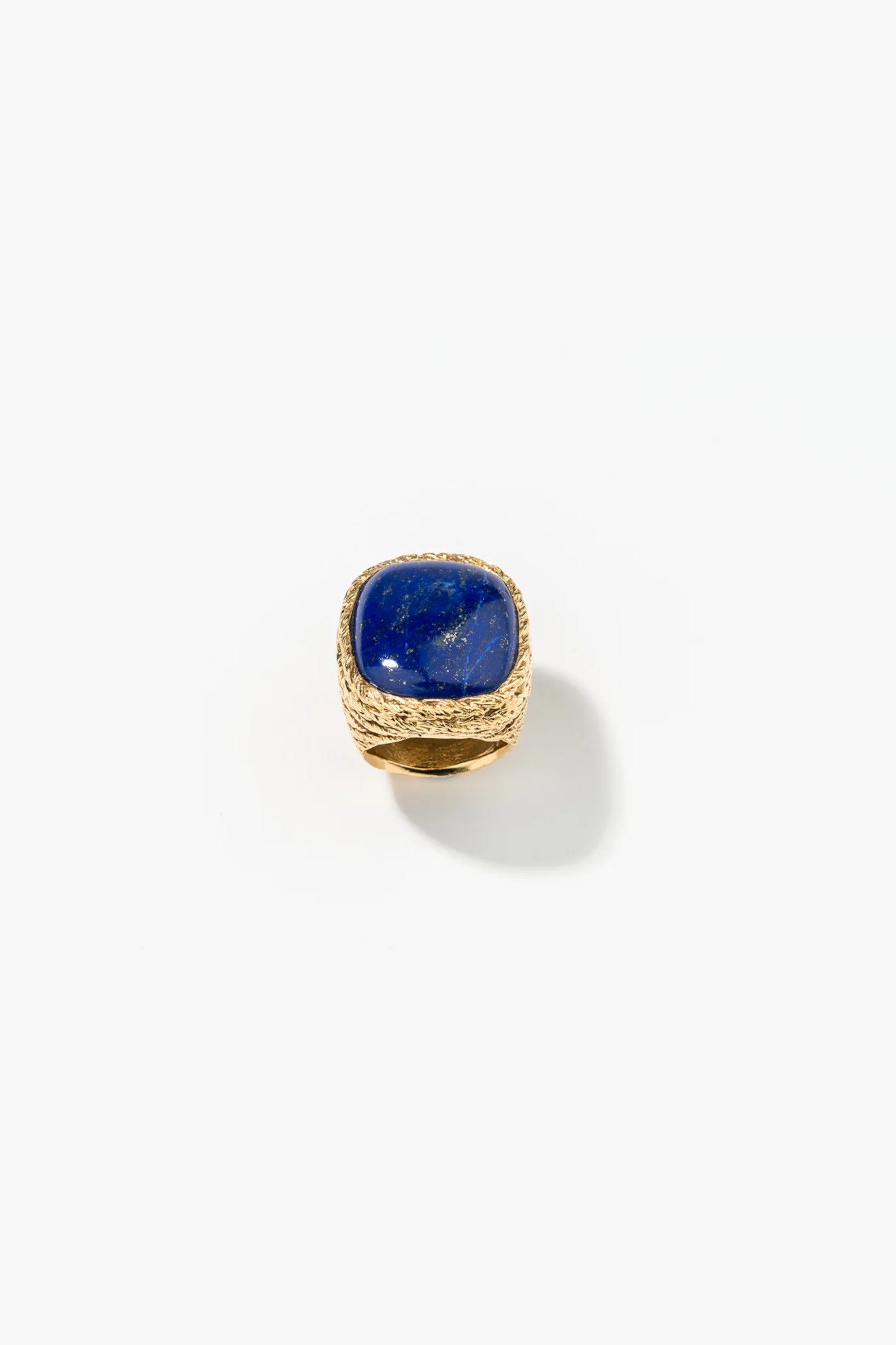 Miki Ring Lapis Metal Gold