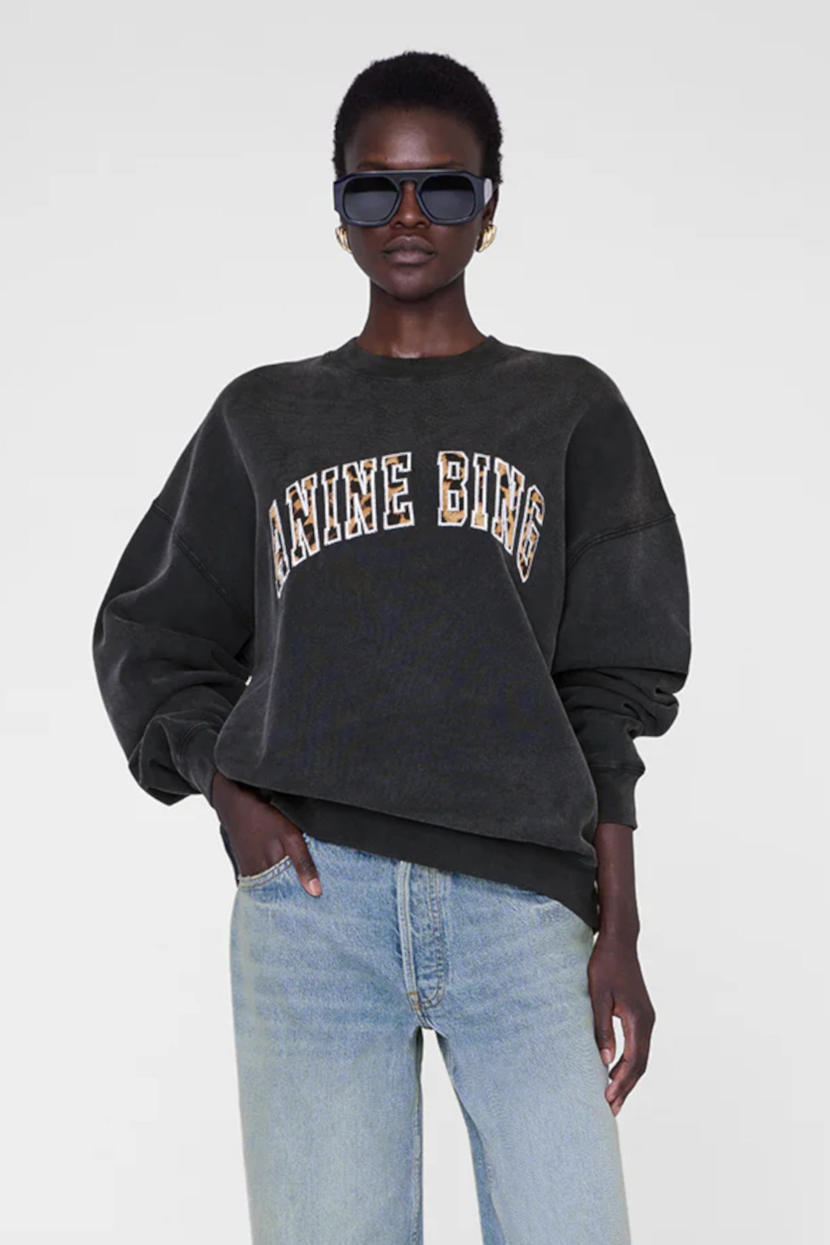 Miles NY Sweater Washed Black