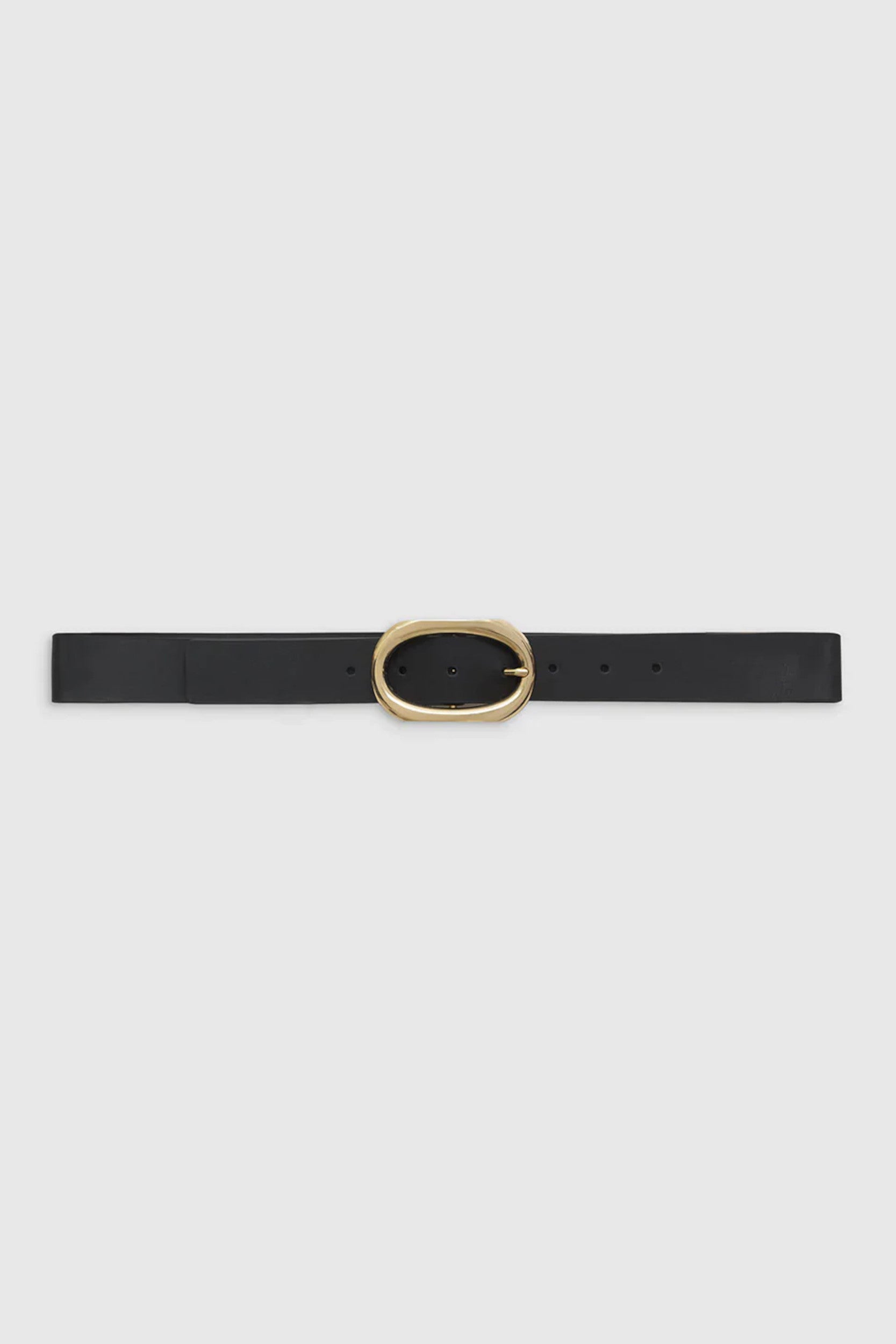 Signature Link Belt Black Gold