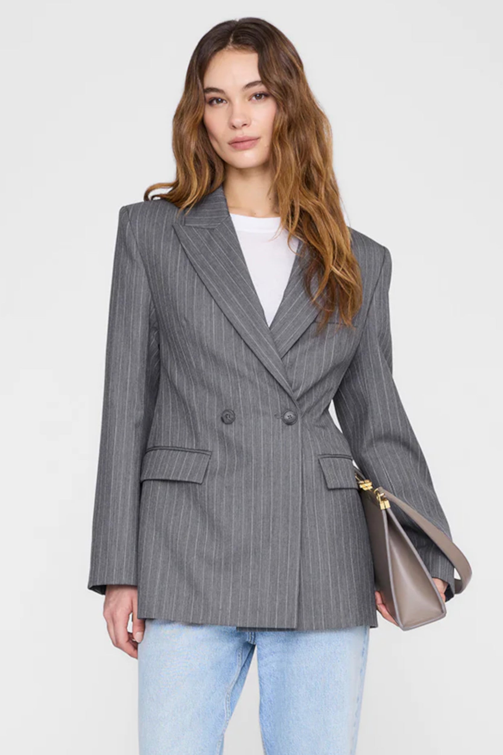 Tiphaine Blazer Light Grey