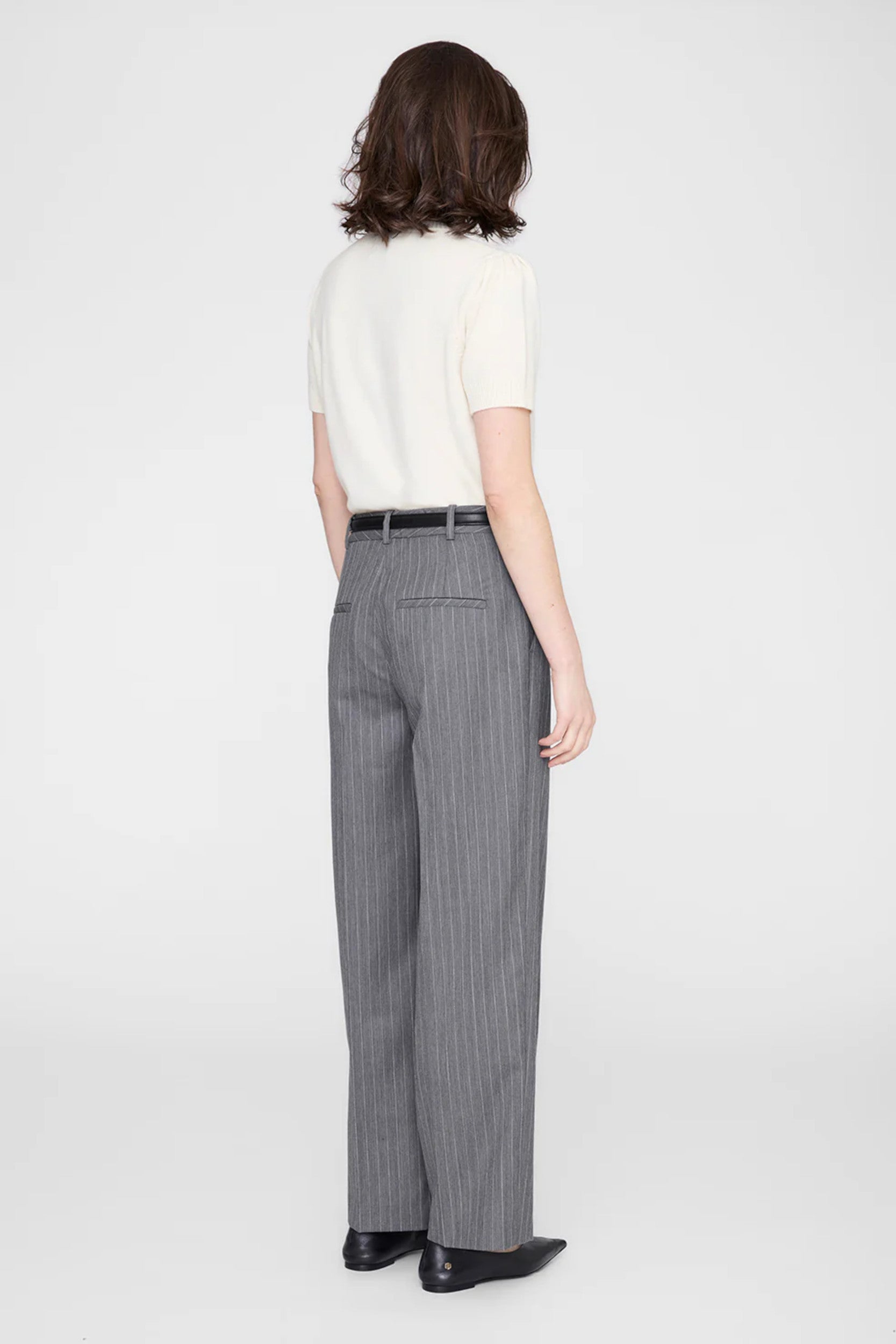 Trent Cropped Pants Light Grey