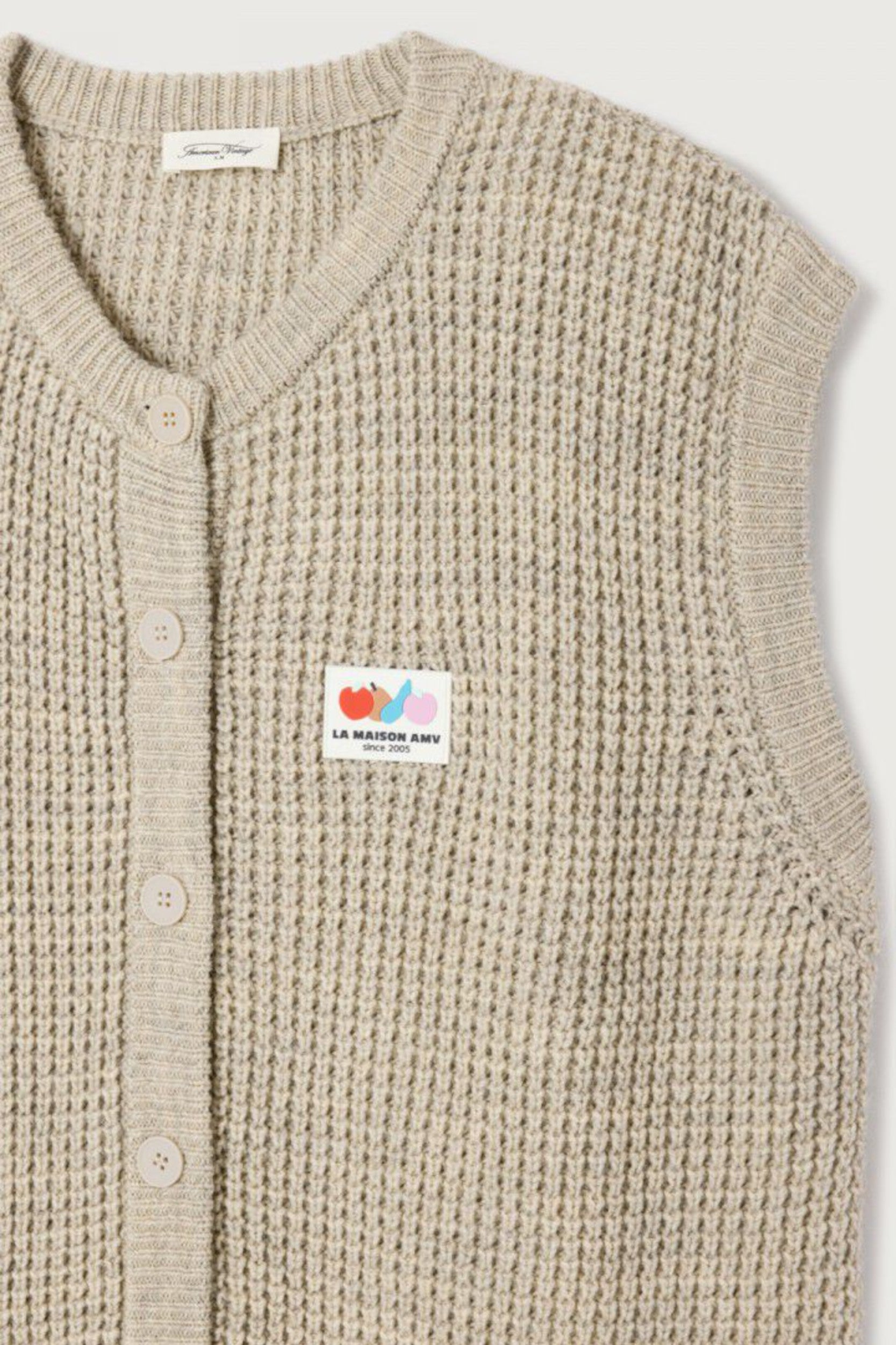Cra19ah25 Cardigan Misty Mottled
