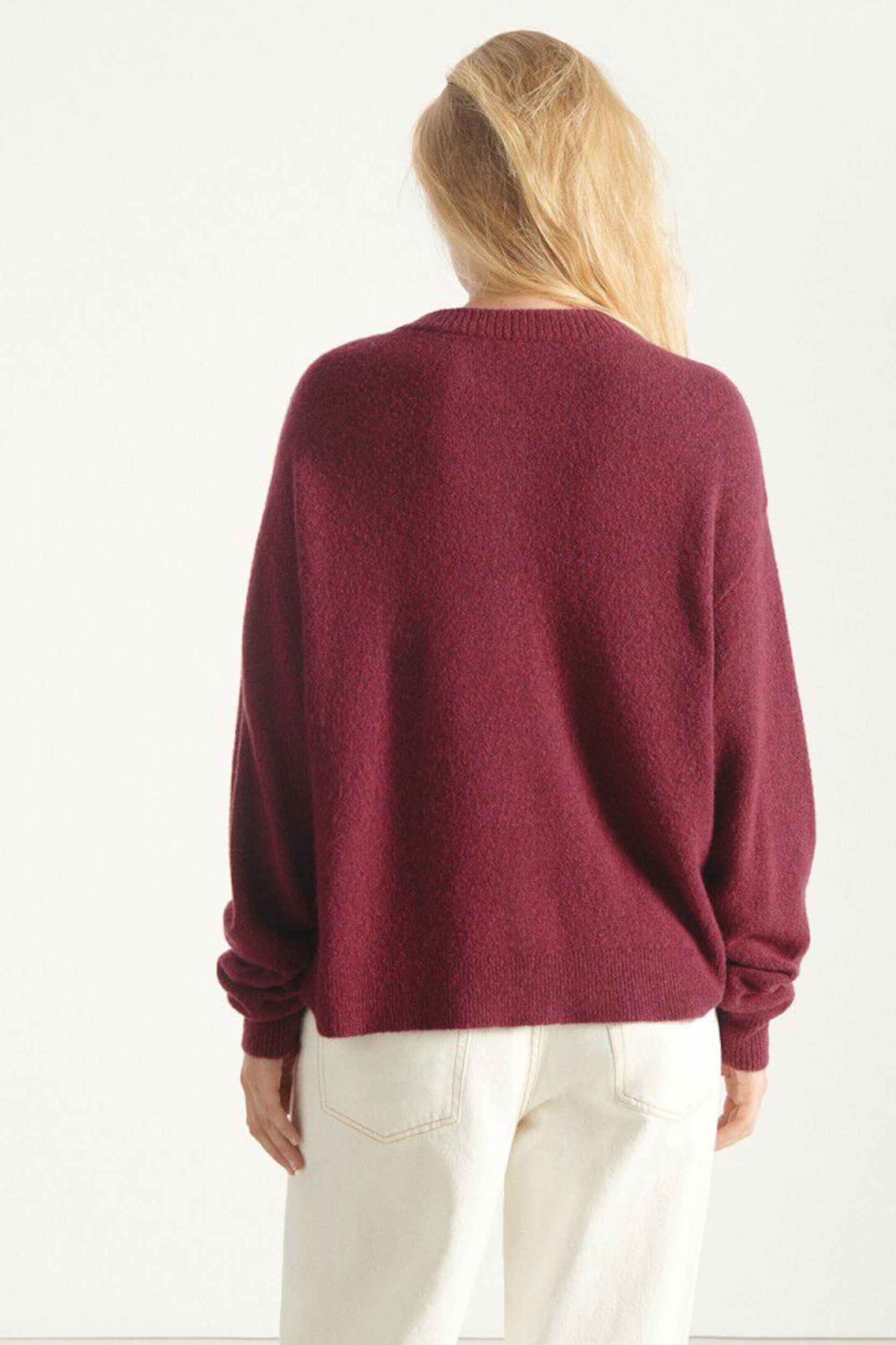 Dam19eh25 Cardigan Grape Mottled