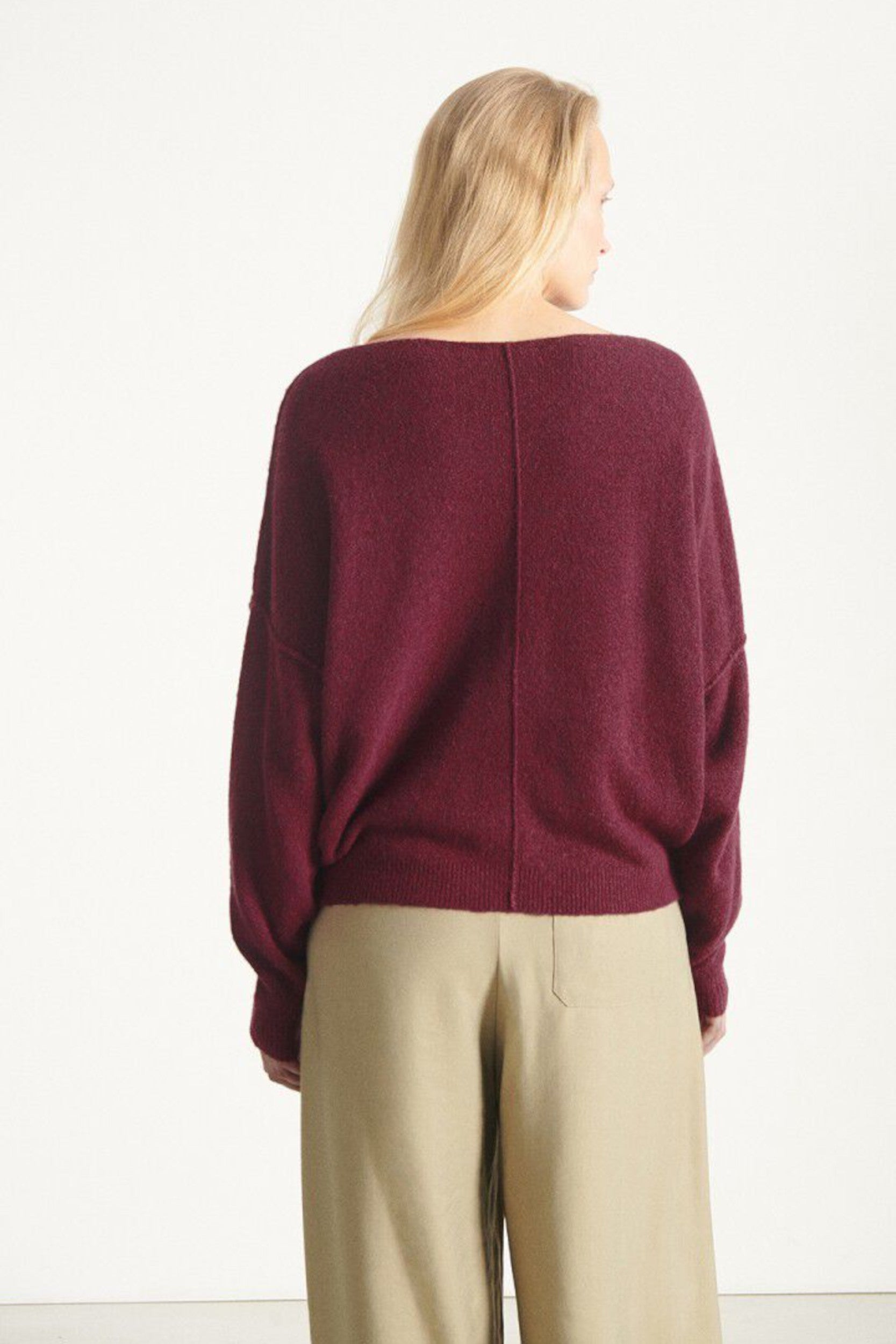 Dam225h25 Sweater Grape Mottled