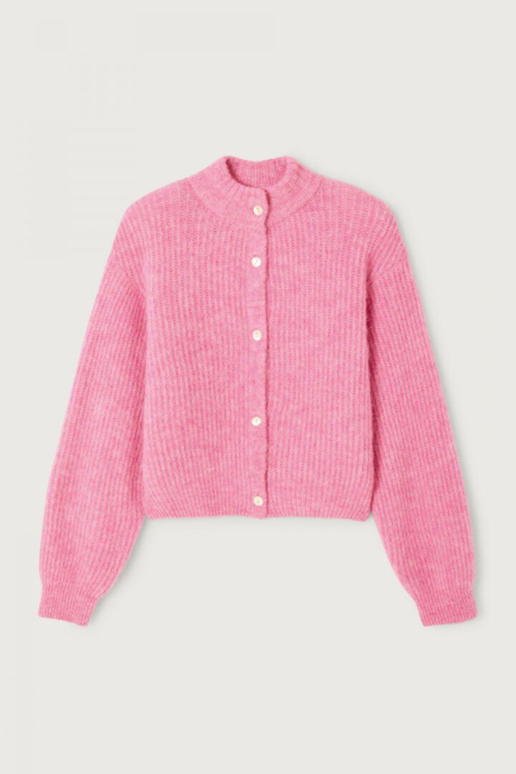 East19nh25 Cardigan Pink Bubble Mottled